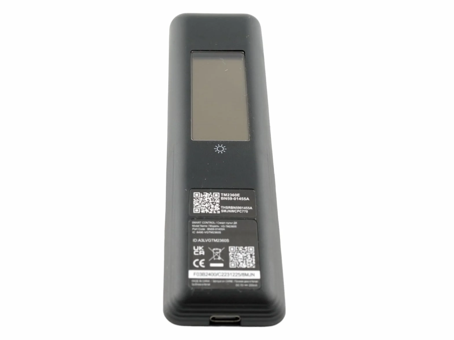 Pilot azurano SOLAR/USB-C do SAMSUNG BN59-01455E, BN59-01455A, BN59-01455C, BN59-01432A, BN59-01432D, BN59-01439A, TM2360E - z funkcją VOICE/głosową