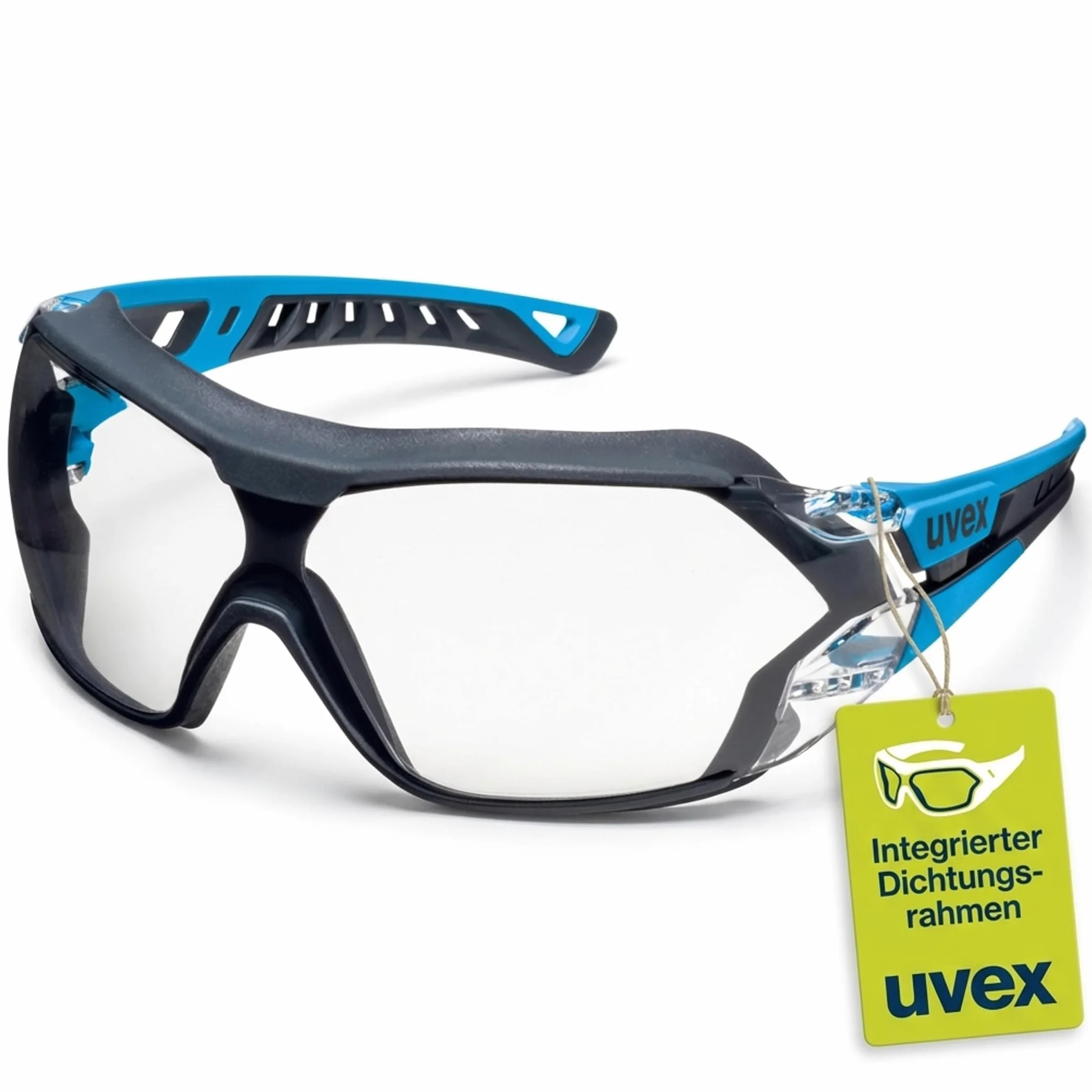 Uvex pheos nxt guard – okulary ochronne – okulary z pałąkiem ze 100% ochroną przed promieniowaniem UV – wewnątrz nie parują, na zewnątrz bardzo odporne na zarysowania i bez metalu – przezroczyste