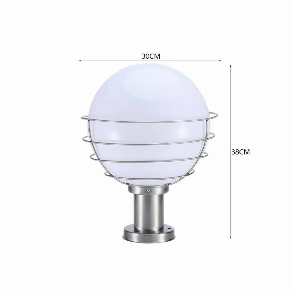 IP55 wodoodporny nowoczesny zewnętrzny wodoodporny filar światła zewnętrznego słup światła kolumny lampa globus słup latarnie ogrodzeniowe ogród krajobraz światła patio willa ogród balkon