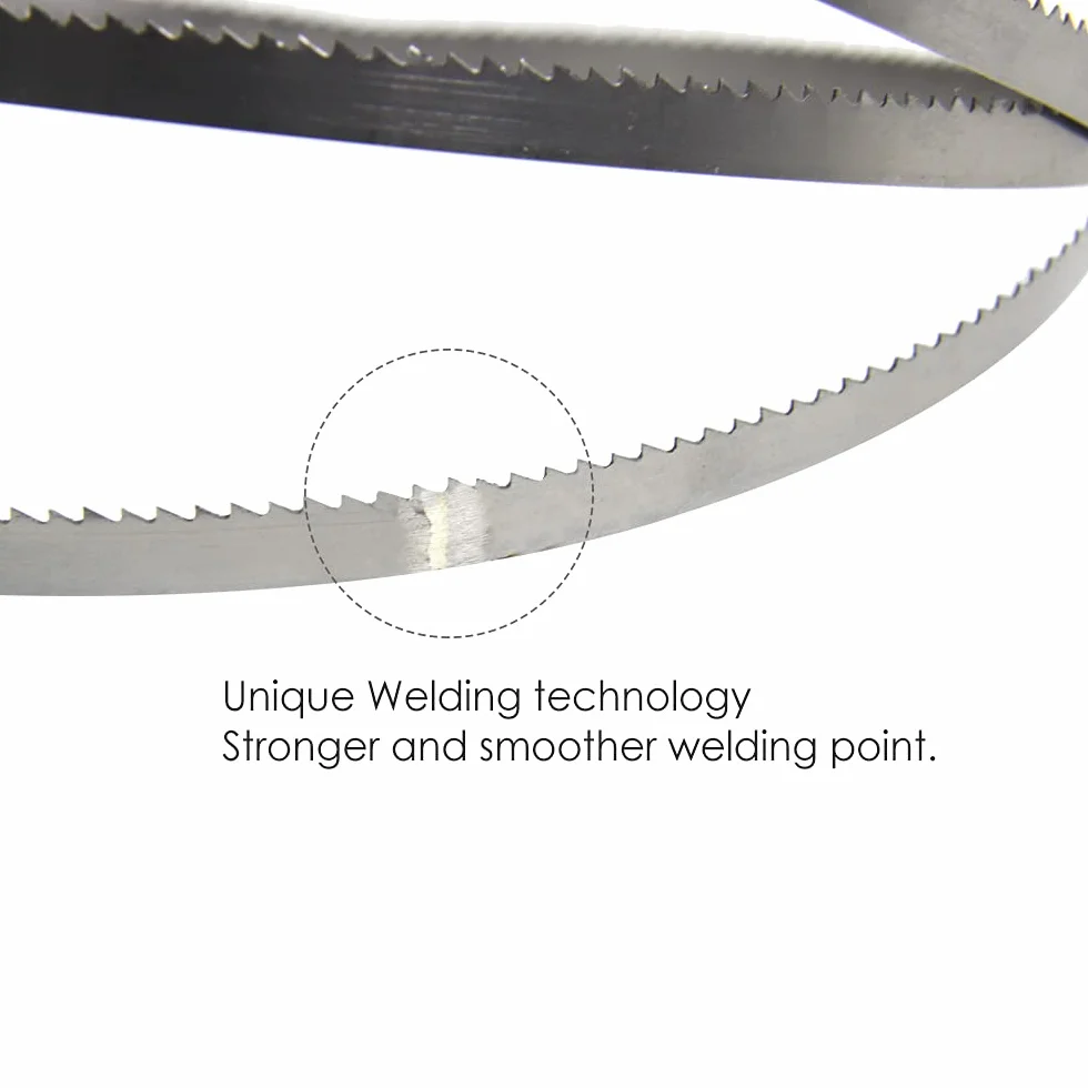 Brzeszczot do piły taśmowej, jakość premium, 2PCS 1490mm 10TPI Bandsaw Blades 1490x6.35x0.35mm Power Tool Accessories for Wood Band Saw schappach BASA 1.0 Iumber jack BS200