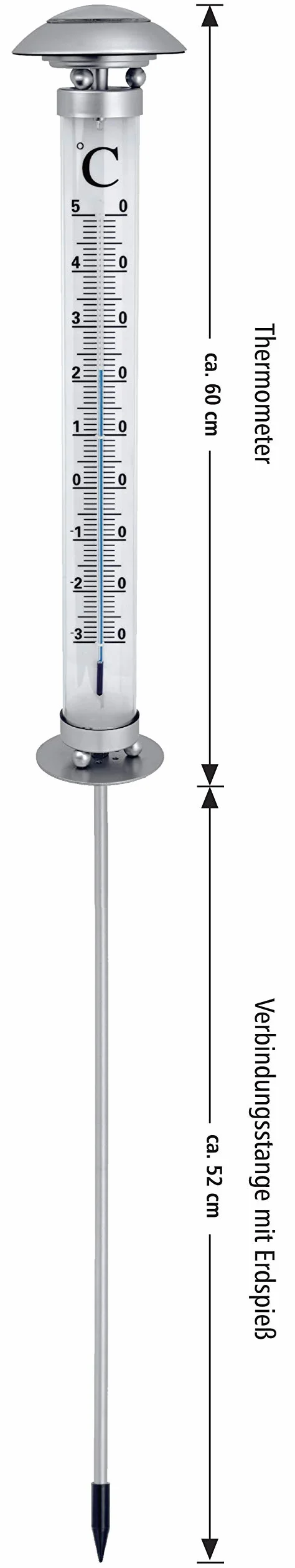 Termometr zewnętrzny solarny 120 cm