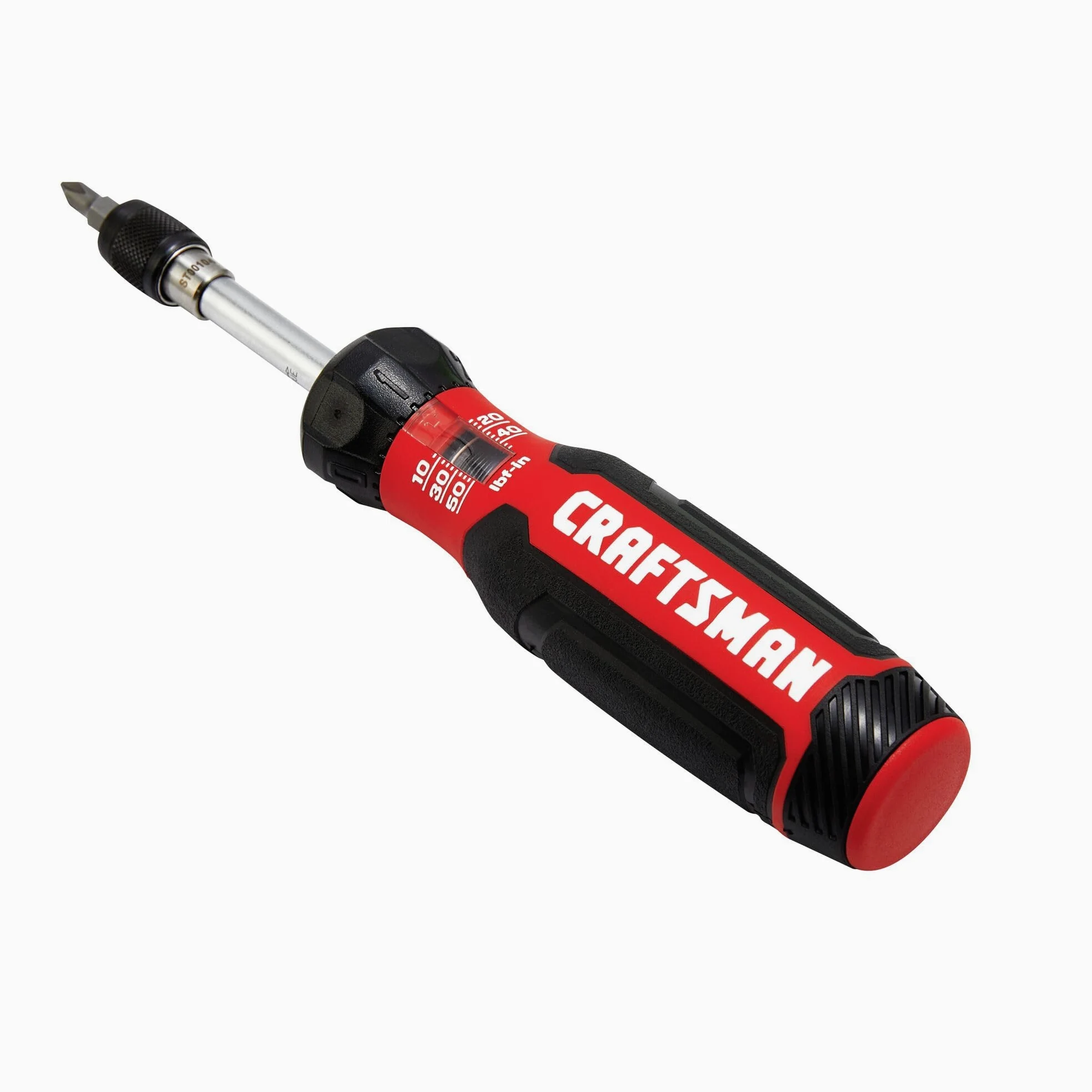 CRAFTSMAN CMHT68130 Zestaw wkrętaków dynamometrycznych z miejscem do przechowywania, 2,5 cm Phillips, szczelinowe, sześciokątne, torx i kwadratowe, 29-częściowy