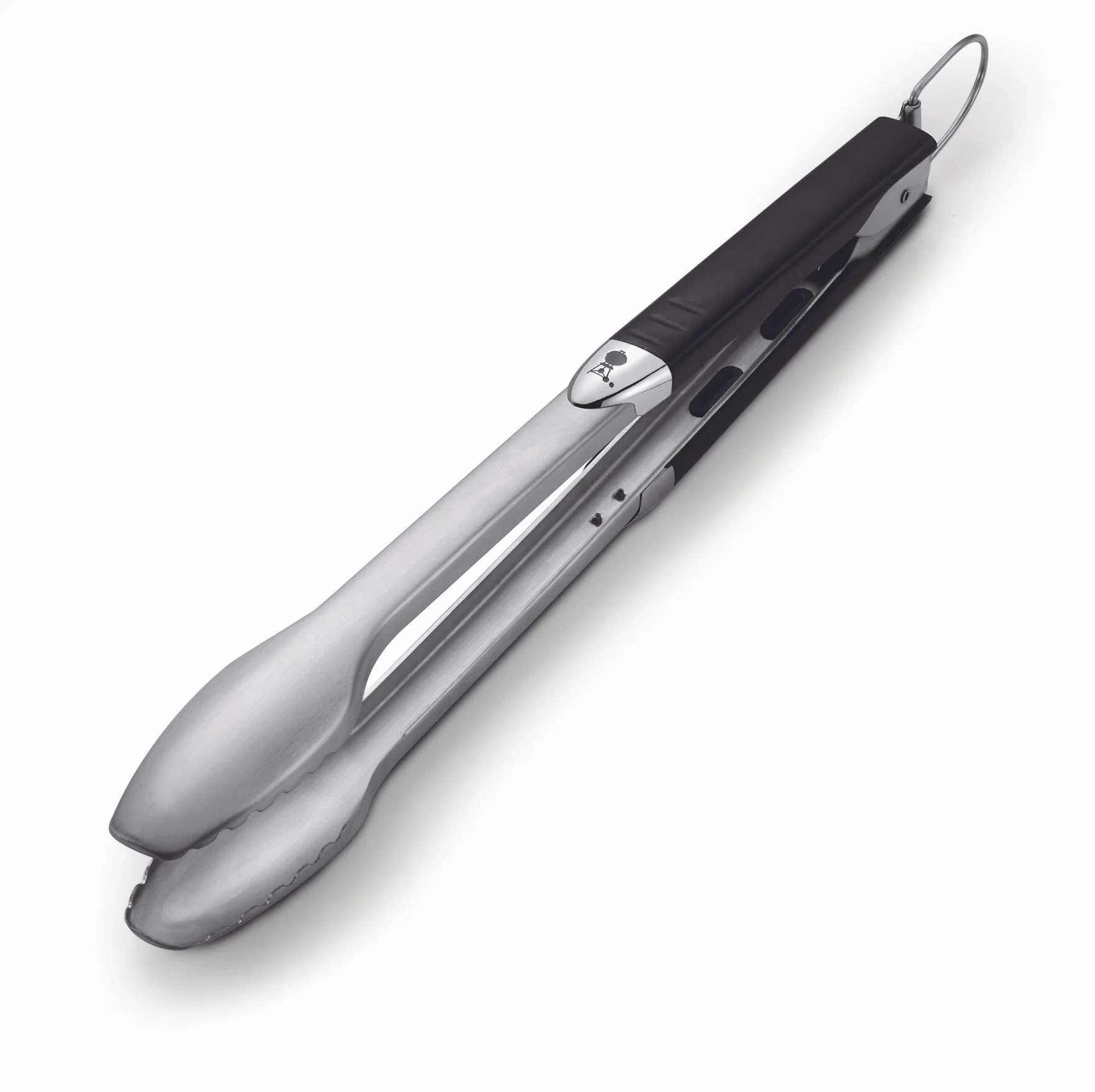 Weber 6610 Premium Szczypce Do Grilla Ze Stali Nierdzewnej 43 cm Czarny Srebrny