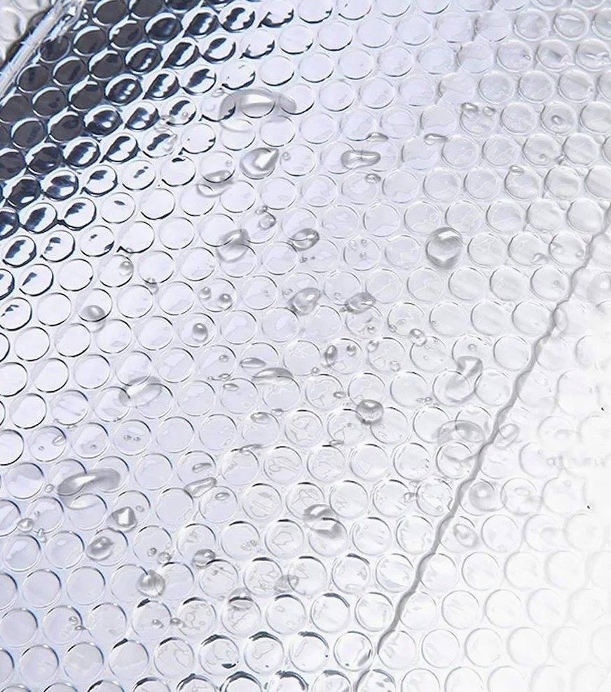 Podwójna wodoodporna warstwa aluminiowa folia bąbelkowa rolka izolacyjna samoprzylepna zatrzymująca ciepło na ścianę loftu łódź przyczepa kempingowa dom szopa dostępne różne rozmiary (rozmiar: 1 * 10