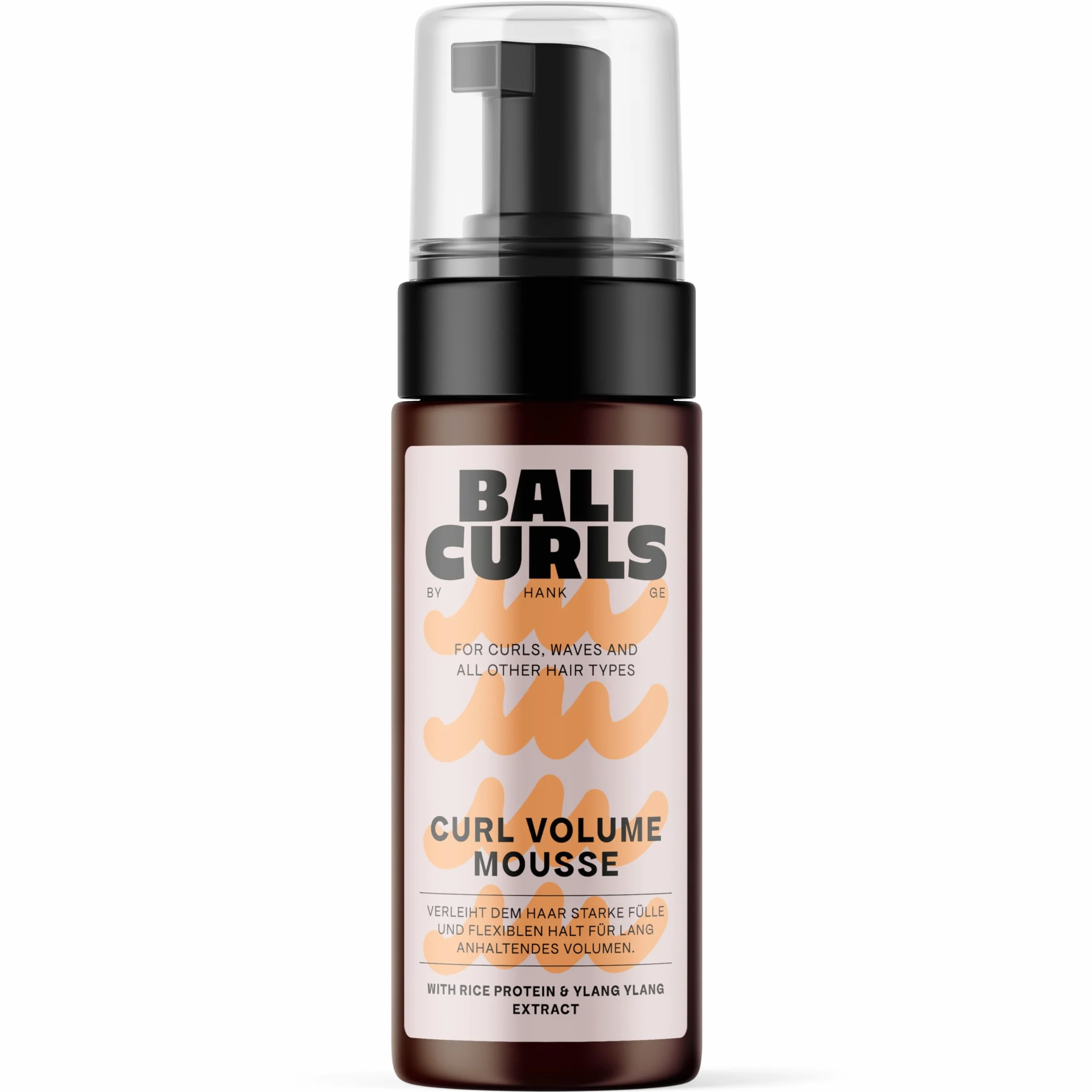 Bali Curls Curl Volume Foam – lekka pianka do stylizacji loków – przewiewna pianka do włosów o dużej objętości – pianka do włosów zapewnia dodatkową przyczepność i gładkie rezultaty stylizacji – 150