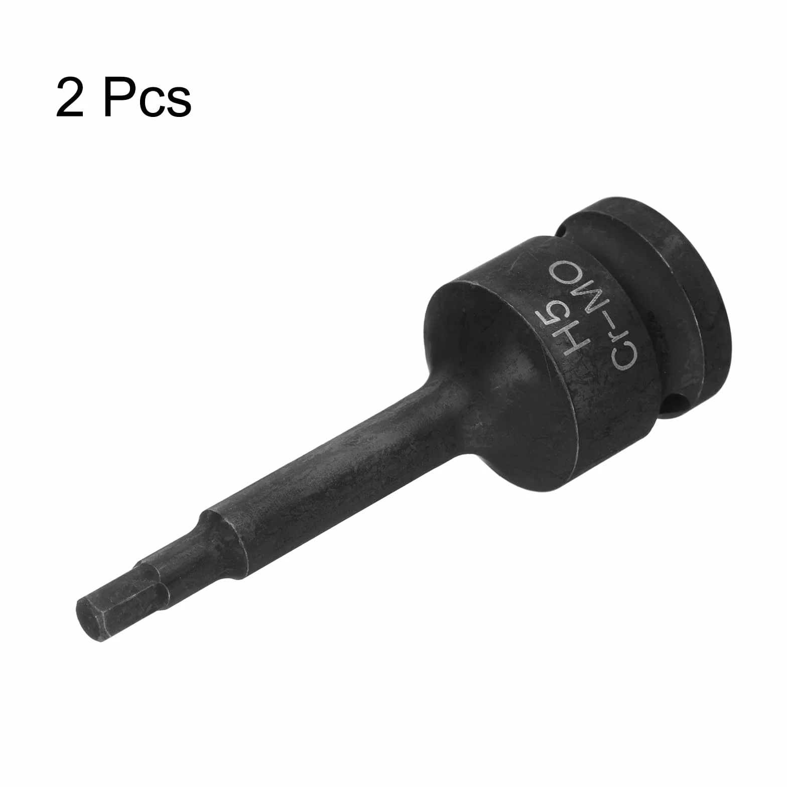 QUARKZMAN 2 szt. H5 (5 mm) Gniazdo sześciokątne 1/2" gniazda napędowe stal CR-MO Przedłużacz do elektrycznego klucza zapadkowego mocowanie śruby