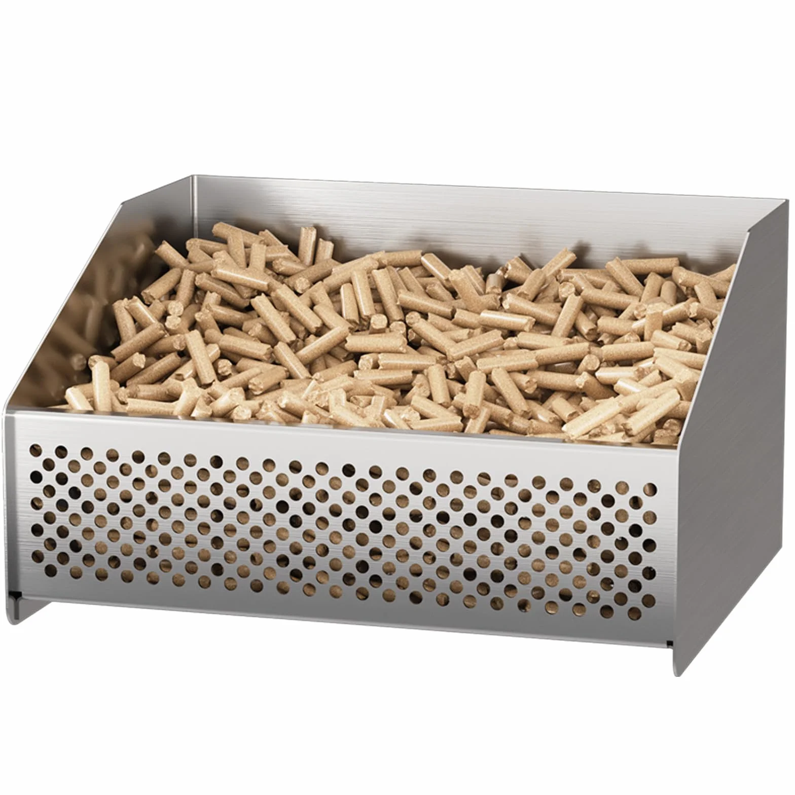 Kosz na pellet do pieca kominkowego, kosza na pellet, 30 x 25 x 17 cm, 2,3 kg, do pieca na drewno lub na kominek, kosz na pellet