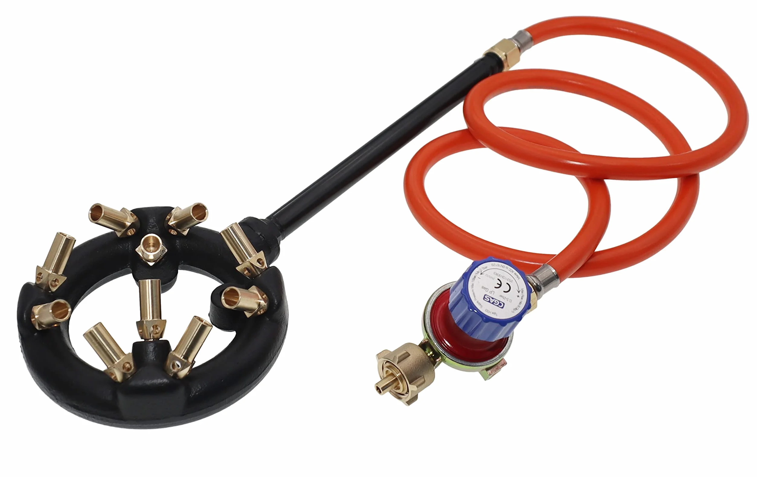 METER STAR 41 000 BTU żeliwny zestaw palników z regulatorem wysokociśnieniowym i wężem