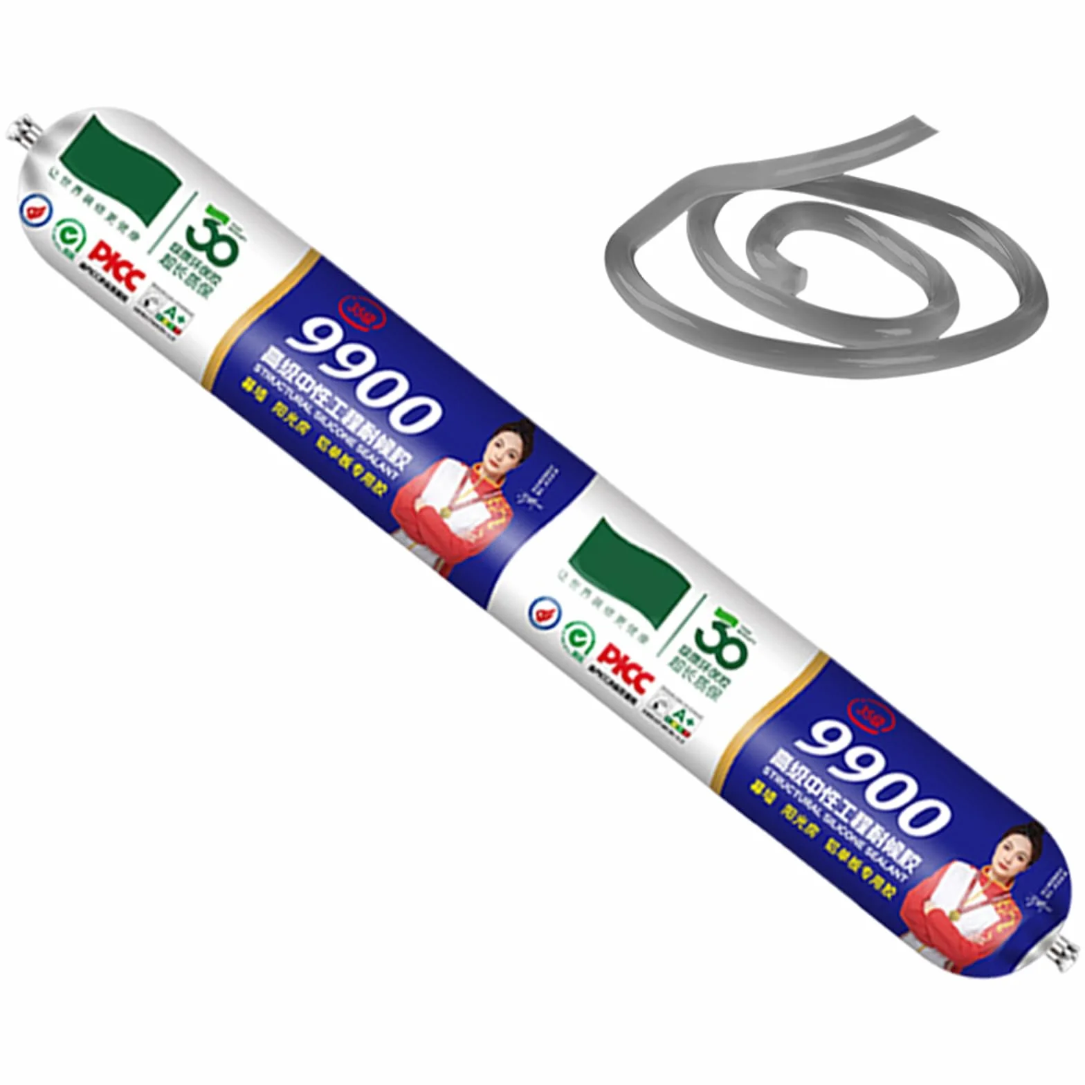 9900 Wodoszczelny środek uszczelniający, 9900 silikonowy środek uszczelniający, uniwersalna masa uszczelniająca silikonowa, trwałe rozwiązanie do szczelin na dachu i ścianach, odporna na wysokie