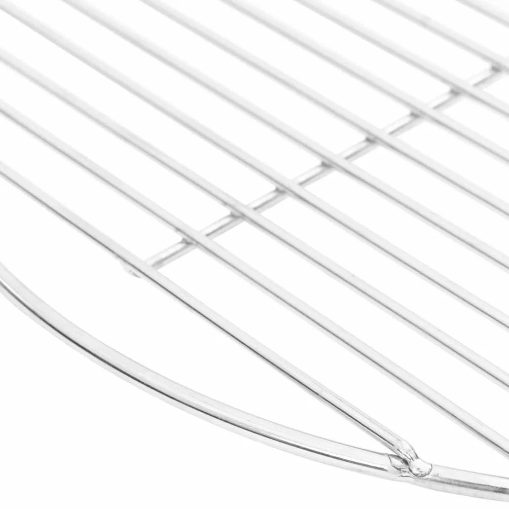 vidaXL Ruszt do grilla okrągły Ø40 cm stal nierdzewna 304