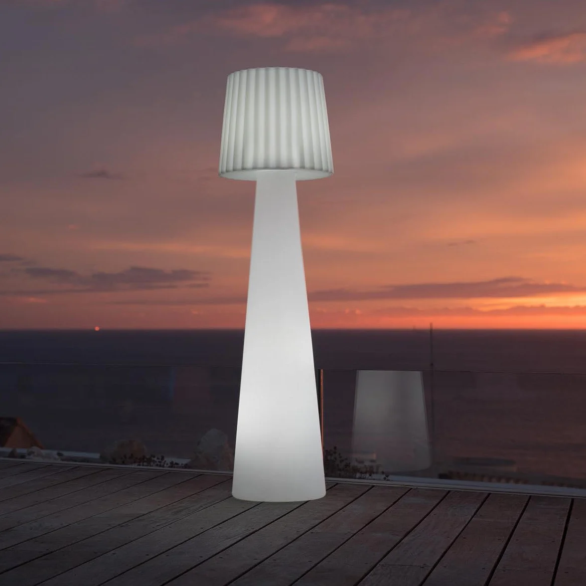 Lumisky/Lumijardin Lampa Stojąca LED, Biały, 110 cm