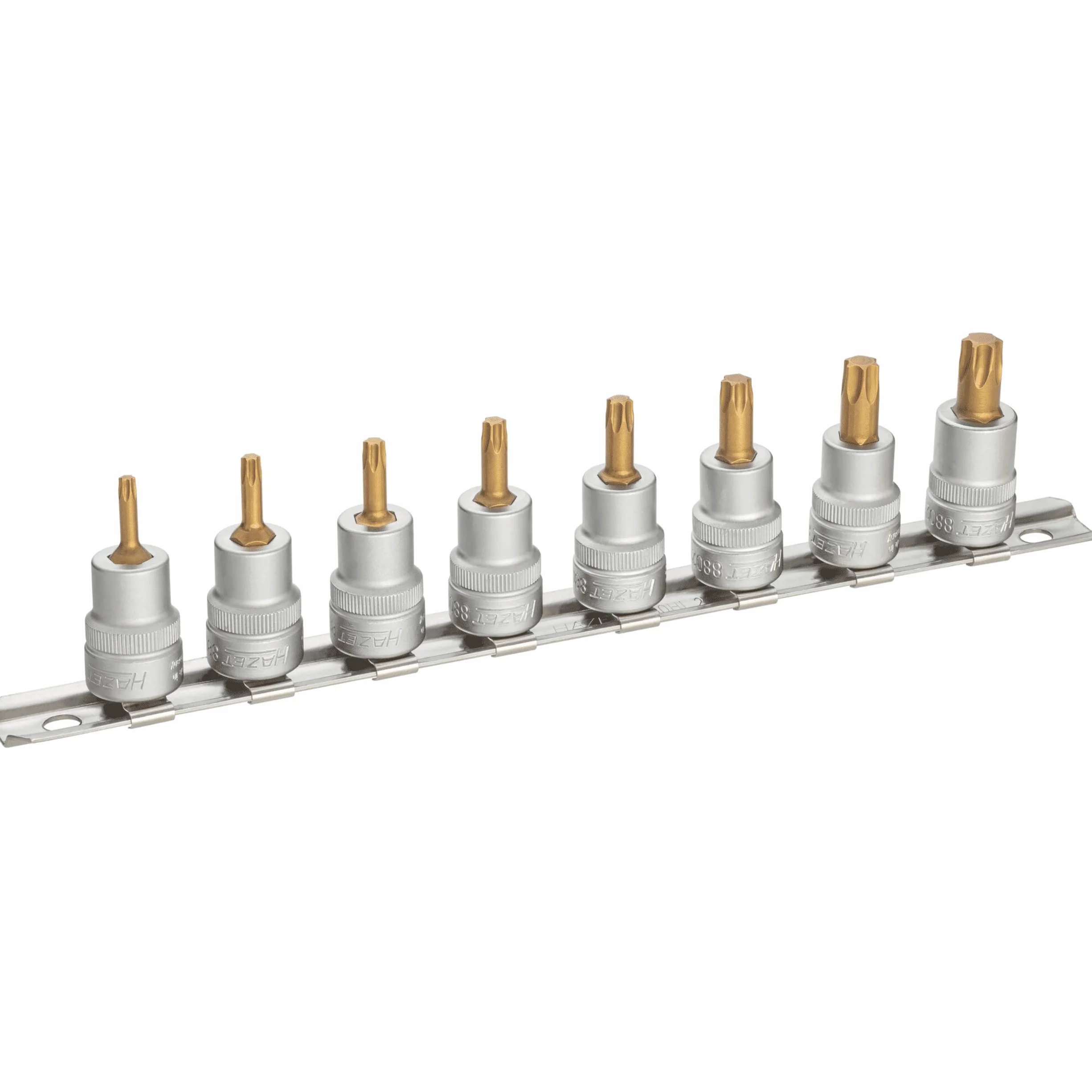 HAZET 8802T/8H 240 mm Zestaw gniazd profilowych Torx - powlekana cyną CVD