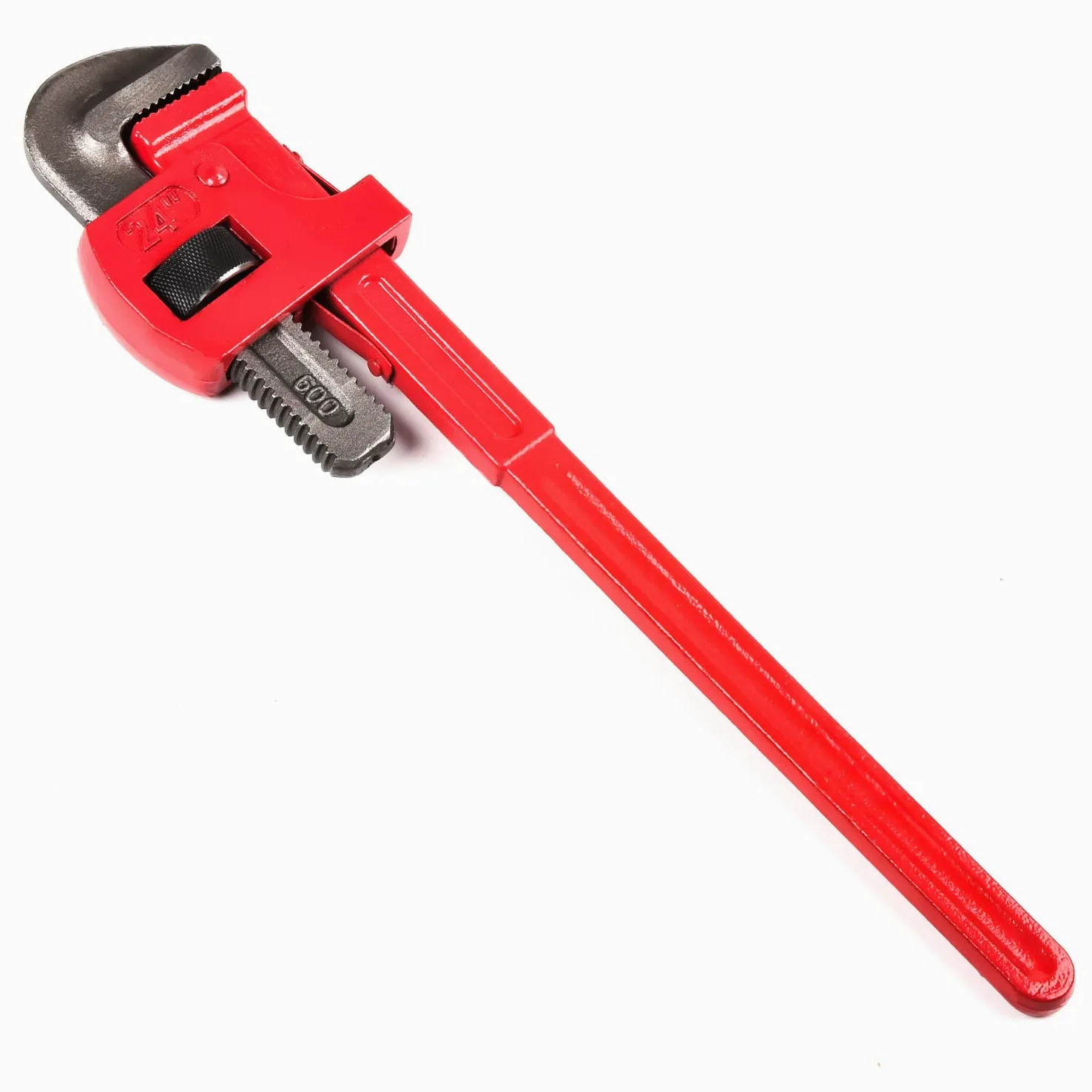 Utoolmart 61 cm solidny prosty klucz do rur ze stali węglowej regulowany klucz hydrauliczny moc szczęki hydrauliki szczypce narzędzie do zaciskania i obracania rur stalowych narzędzia 1 szt