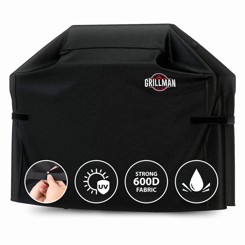 Grillman Pokrowiec na grilla wodoodporny UV 132x66 cm do Weber Brinkmann Char Broil