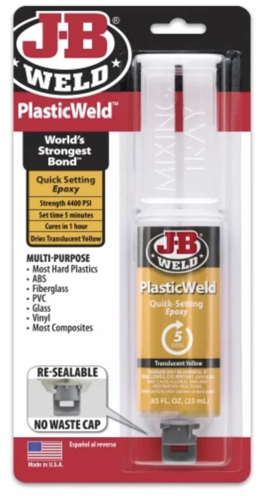 JB Weld PlastelinWeld szybkie mocowanie tworzywo sztuczne epoksydowe 25 ml