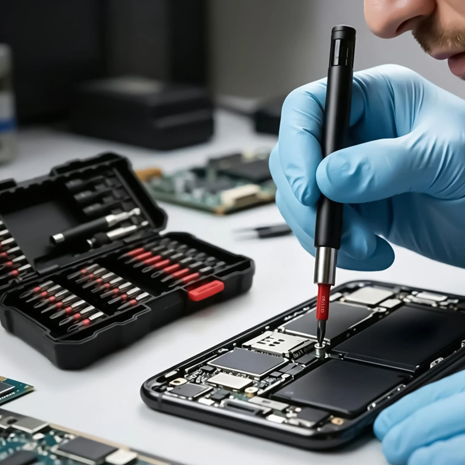 Zestaw Bitów 37-Częściowe Precyzyjne Narzędzie Magnetyczne | Uchwyt do Bitów Do Elektroniki Roweru Samochodu Mechaniki Stolarstwa Budownictwa DIY Napraw