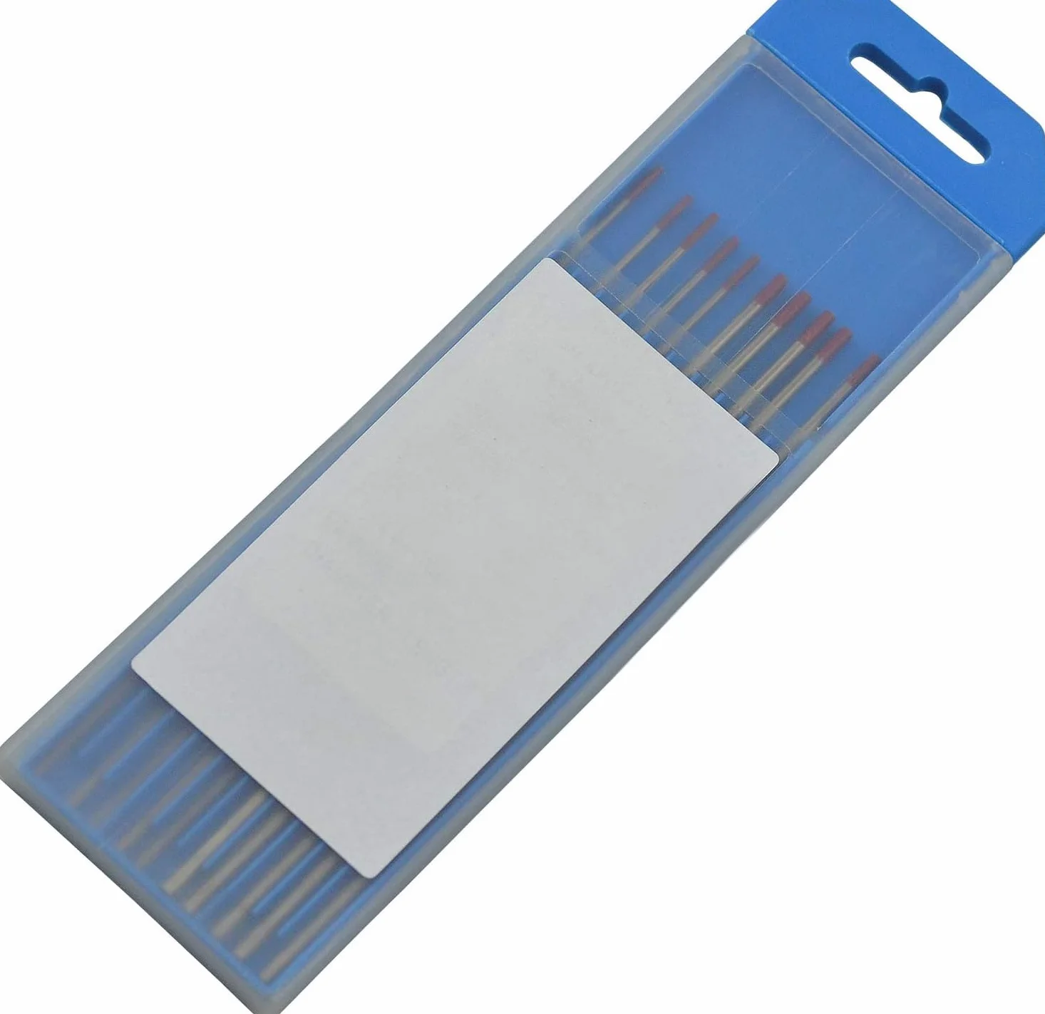 RIVERWELD Elektroda TIG z woli 2% torytowa WT20 Czerwone końcówki 1.6mm x 150mm Pakiet 10 sztuk