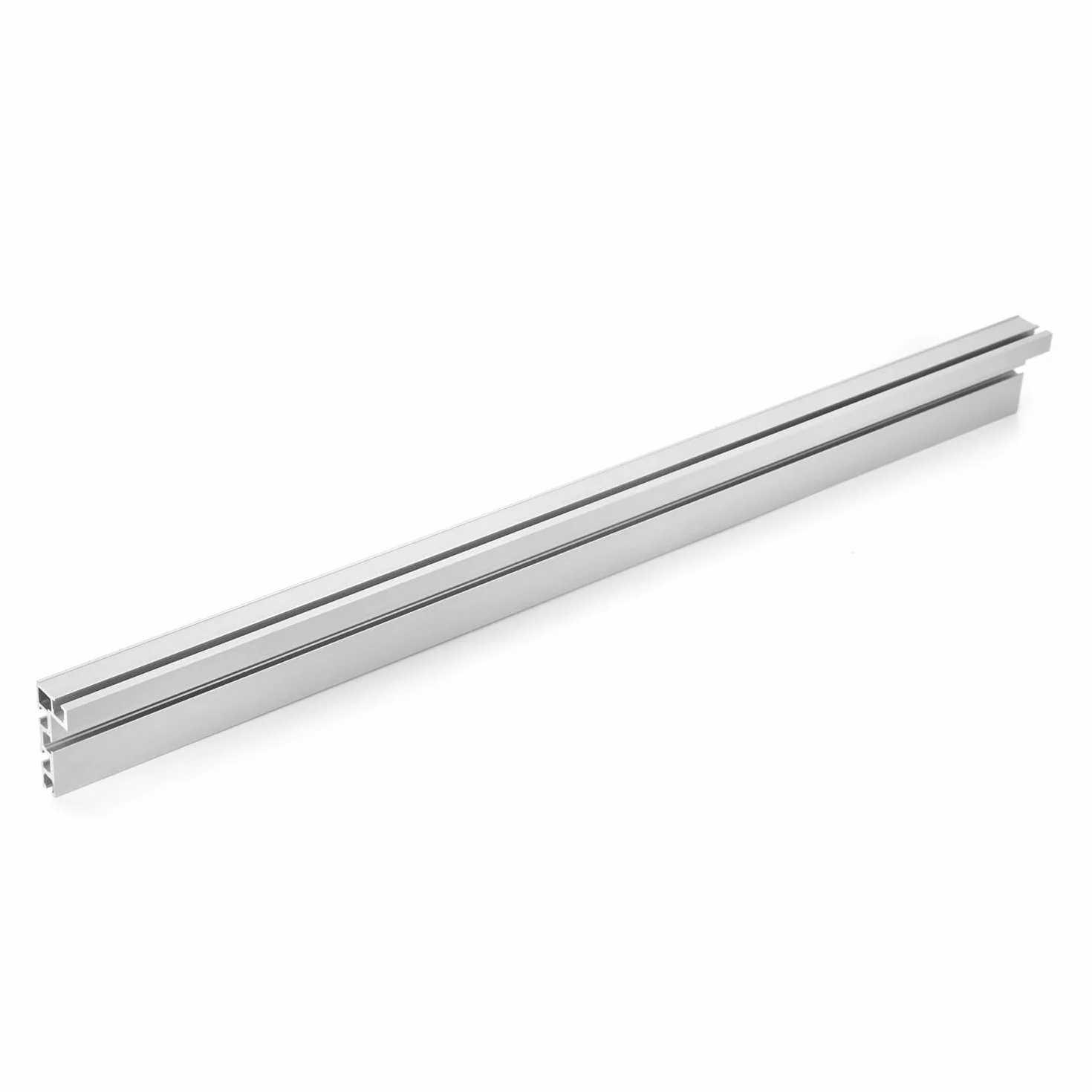 QWORK® prowadnice T Nut, 75 typ 800 mm prowadnica T-Nut, prowadnice kątowe, ze stopu aluminium, do obróbki drewna, piły tarczowej, mocowania ogrodzenia