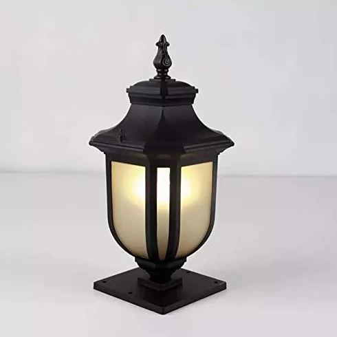 E27 Led Zewnętrzny Ogród Oświetlenie Krajobrazu Kolumna Lampa Czołowa Wodoodporna Europejska Aluminiowa Kinkiet Oświetlenie Zewnętrzne