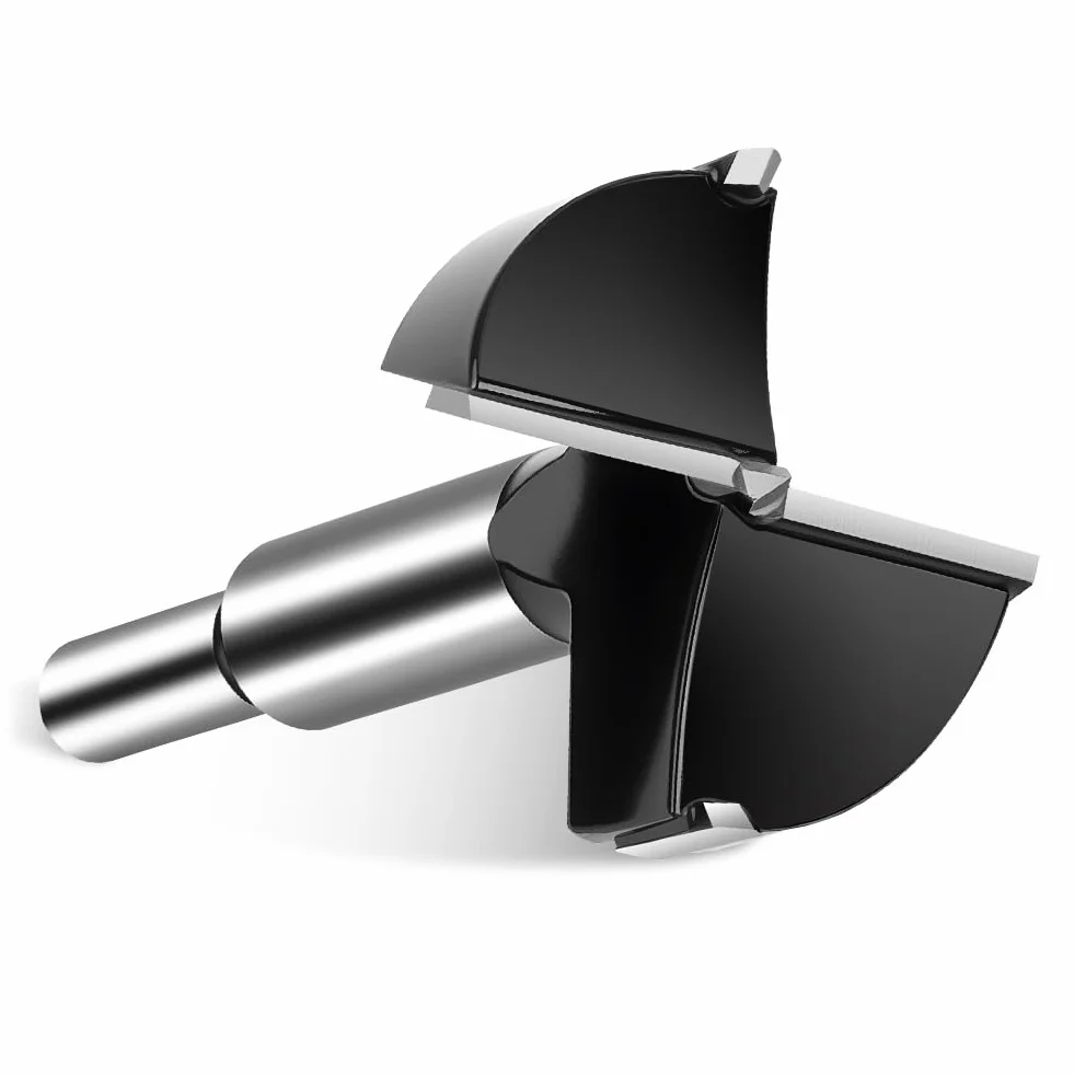 Flintronic Wiertło Forstnera 50 mm, wiertło Forstner, frez z okrągłym trzonkiem, akcesoria do wiertarki, profesjonalna wiertarka forstner, obróbka drewna do wierteł do drewna, wiertło garnkowe do