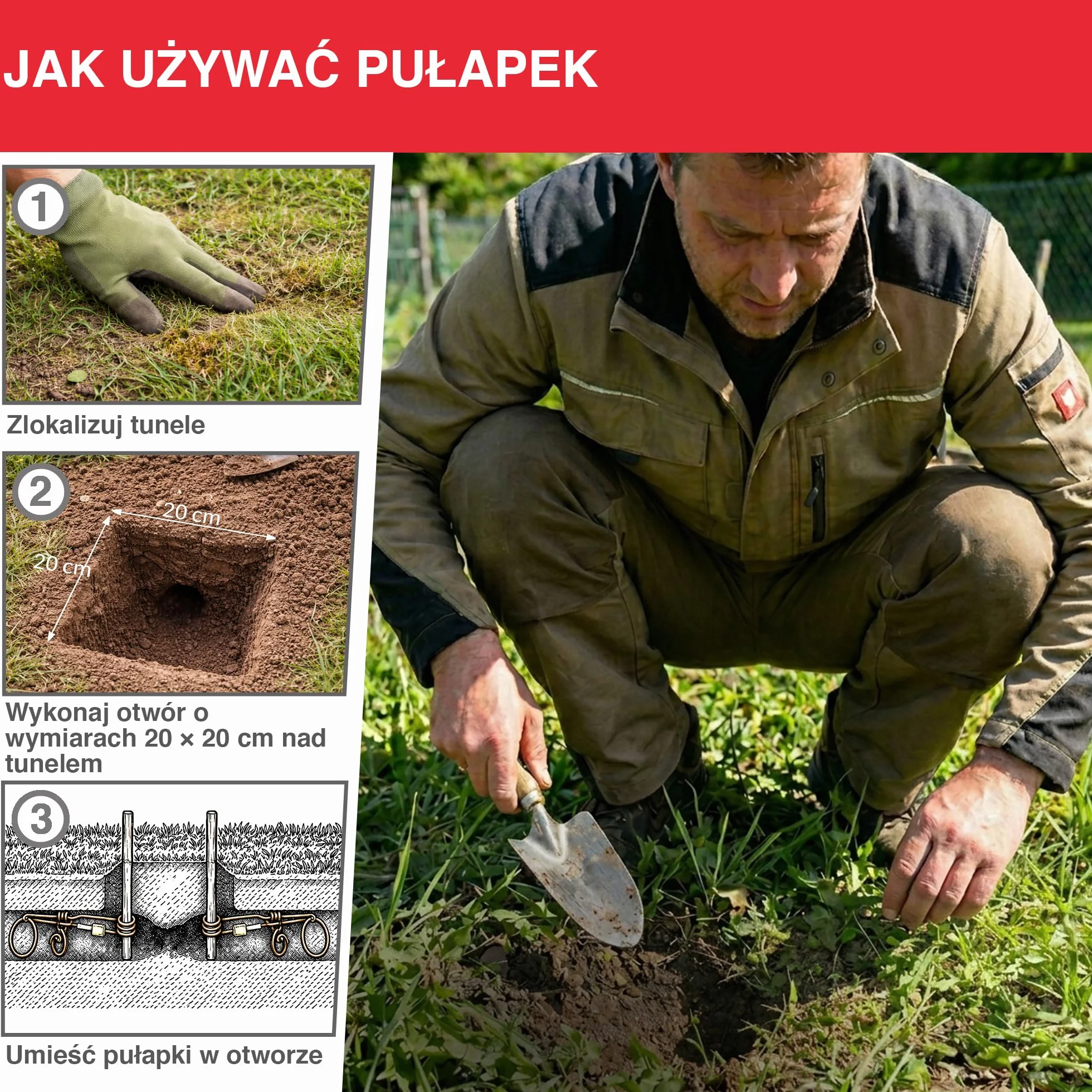 SWISSINNO Druciana Pułapka na Nornice Classic Zestaw 2 szt. Tradycyjna Bawarska Pułapka Druciana