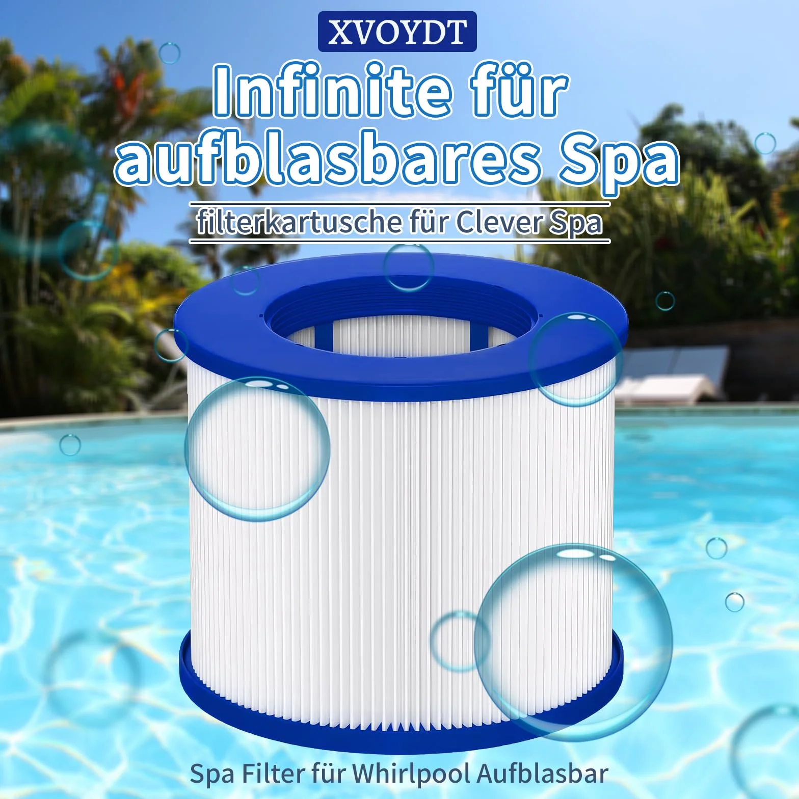 Clever Spa wkład z gwintem śrubowym 75 x 100 mm, wysokość 75 mm, 12 sztuk