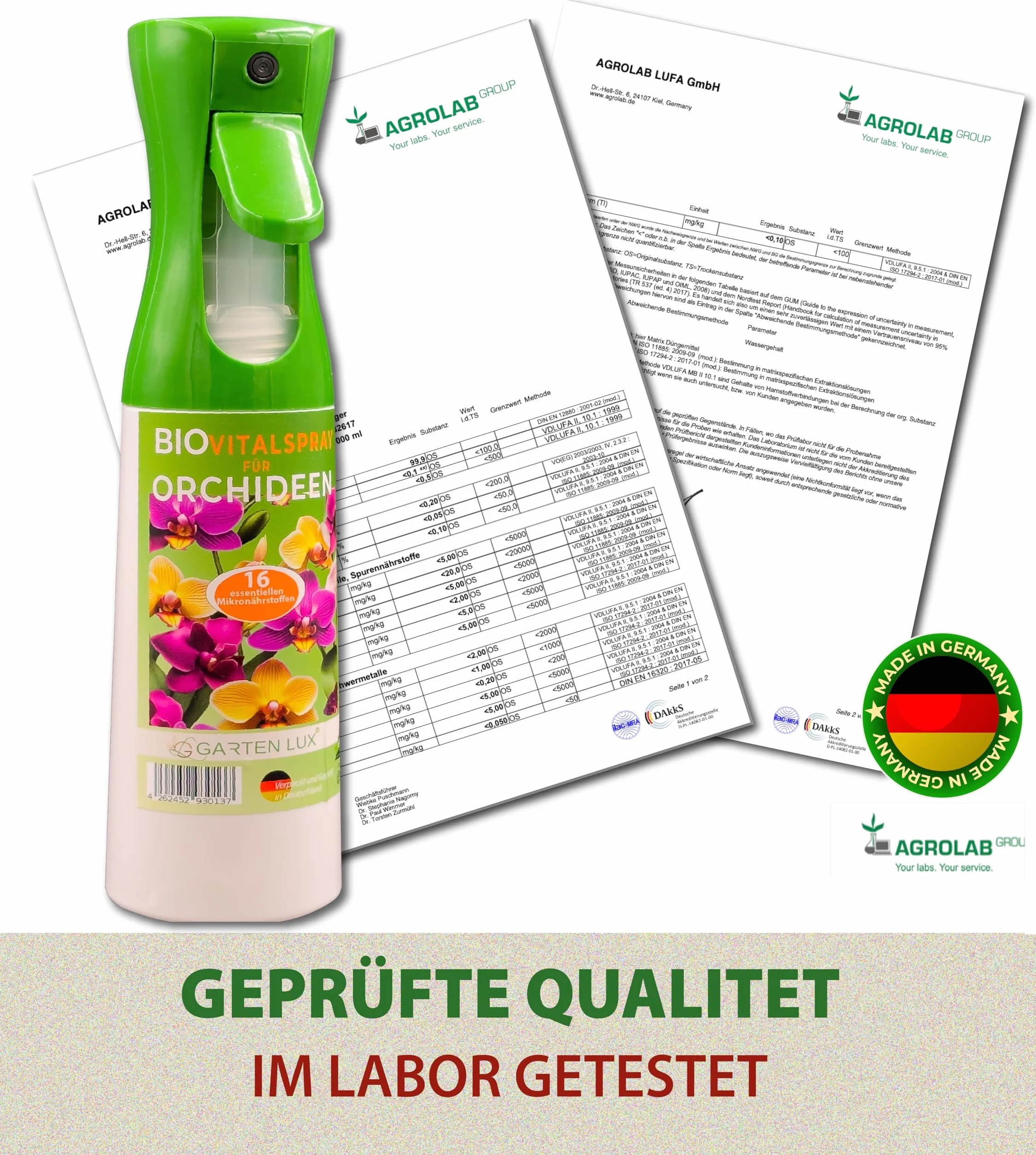 BIO Vitalspray do storczyków 300 ml z 16 śladowymi substancjami odżywczymi