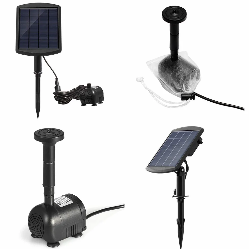 Decdeal 9 V 1,8 W solarna pompa wodna 200 l/H