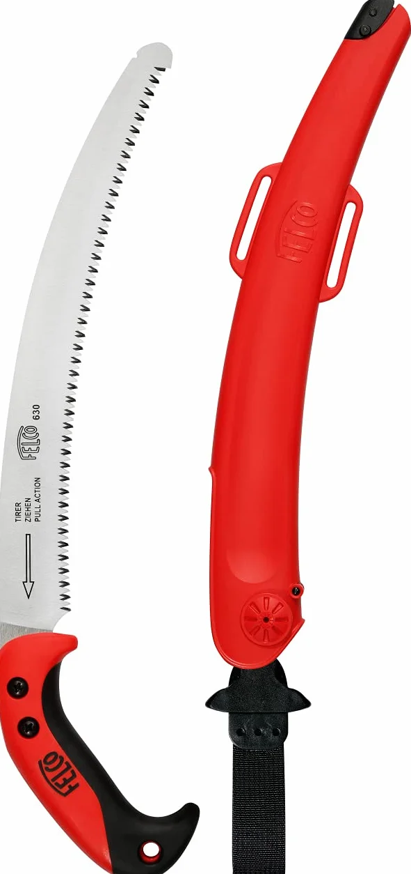 FELCO 630 zakrzywiona piła 330 mm długość ostrza przycinanie, czerwona, 33 cm (13 cali)
