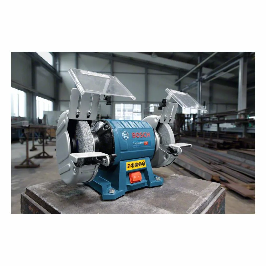 Bosch Professional: szlifierka podwójna GBG 35-15 (Ø tarczy szlifierskiej 150 mm, 350 W, tarcze szlifierskie o standardowej ziarnistości 24 i 60)