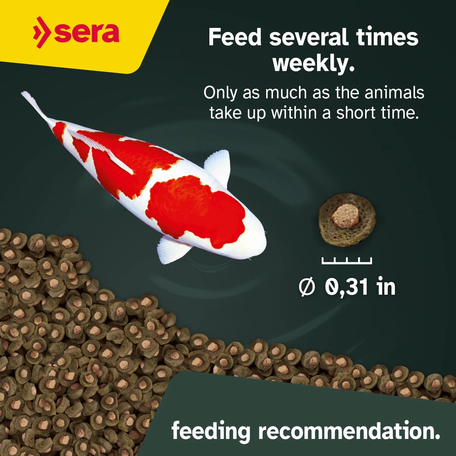 Sera Koi Professional Spirulina Farbfutter 7kg