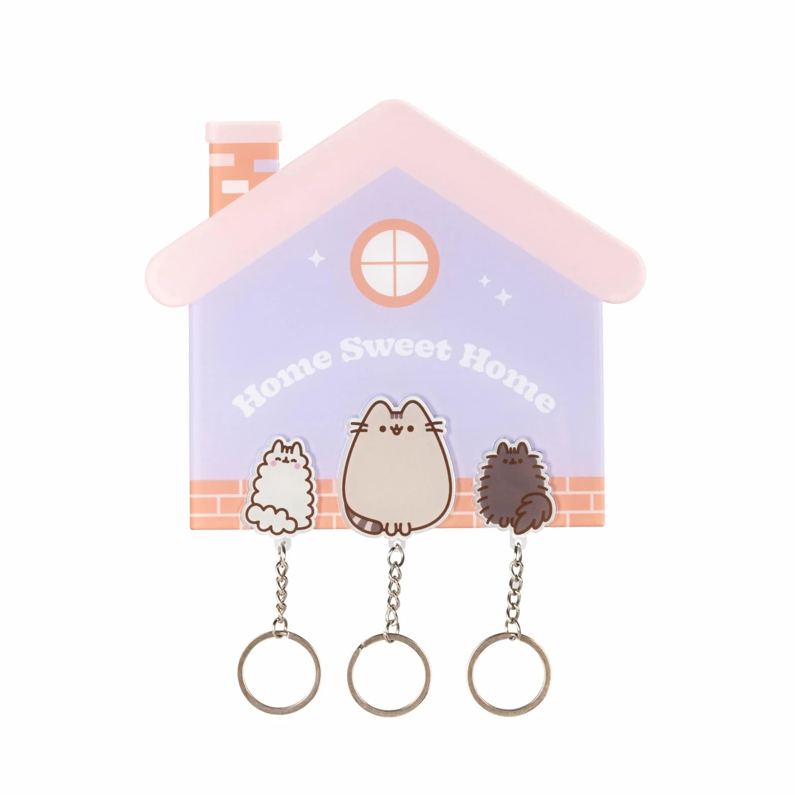 Grupo Erik Magnetic Key Holder For Wall With Keychains - Pusheen Gifts For Cat Lovers | Key Organiser With Magnetic Keyring, Home Decor, Hallway Decor | Pusheen Merchandise, New Home Gifts For Friends