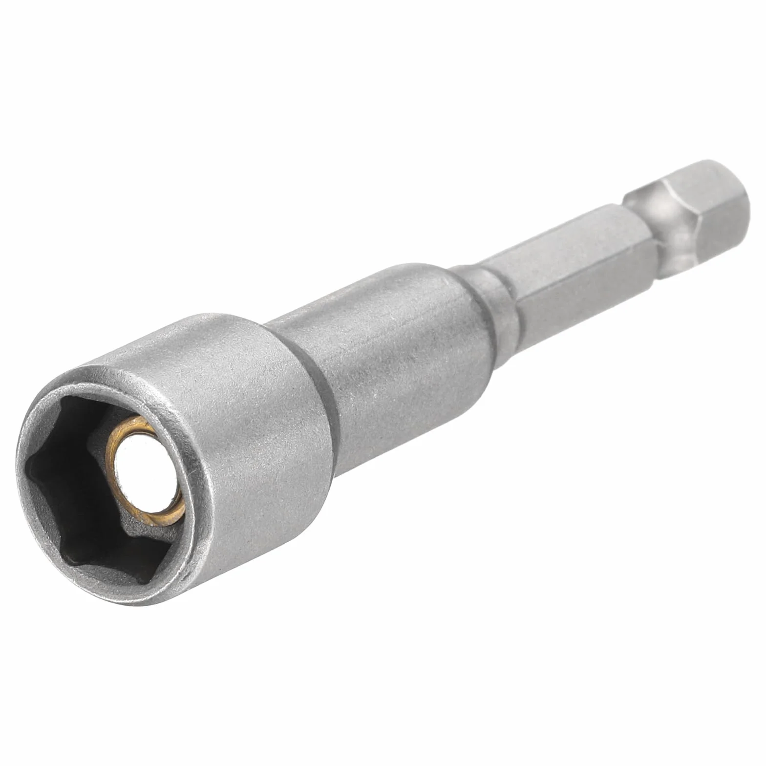 QUARKZMAN Końcówka sześciokątna, 9 mm, metryczna 6-punktowa tuleja 1/4", sześciokątny trzonek magnetyczny CR-V tuleje bolcowe do wiertarek udarowych, długość 65 mm