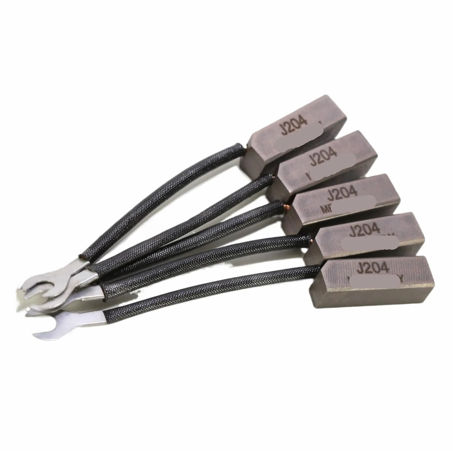 10 szt. Szczotki węglowe do generatora J204 12,5 x 12,5 x 35/40/32/50 mm Wał uziemiający silnika wysokiego napięcia Szczotki Z2 (10 x 10 x 40)