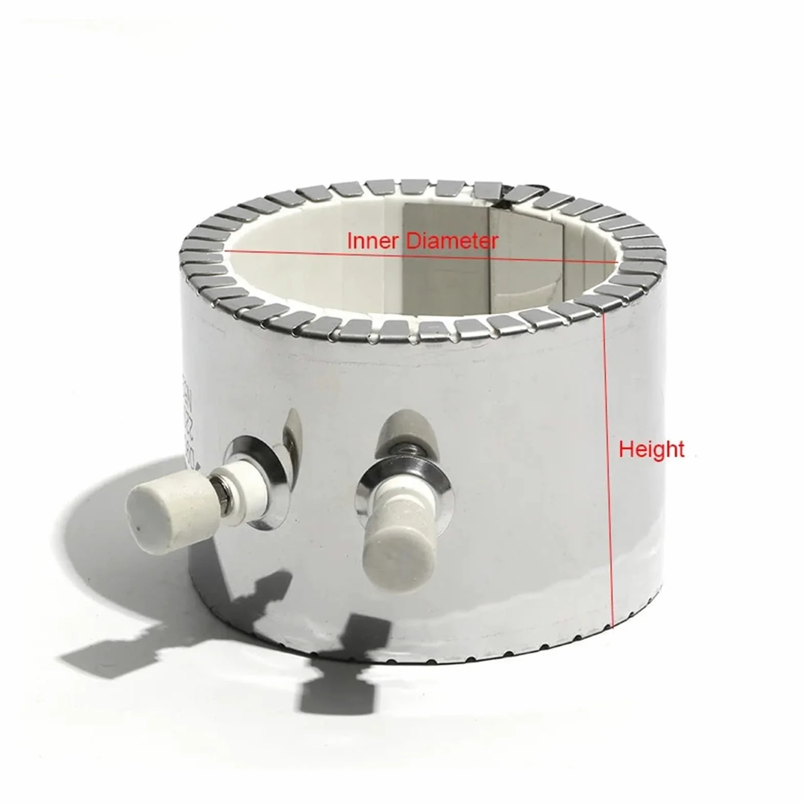 110 V/220 V/380 V Ceramiczne grzejniki taśmowe Element grzejny 120x50/60/80/90/100mm(C-110V-1000W120x60mm(IDxH))