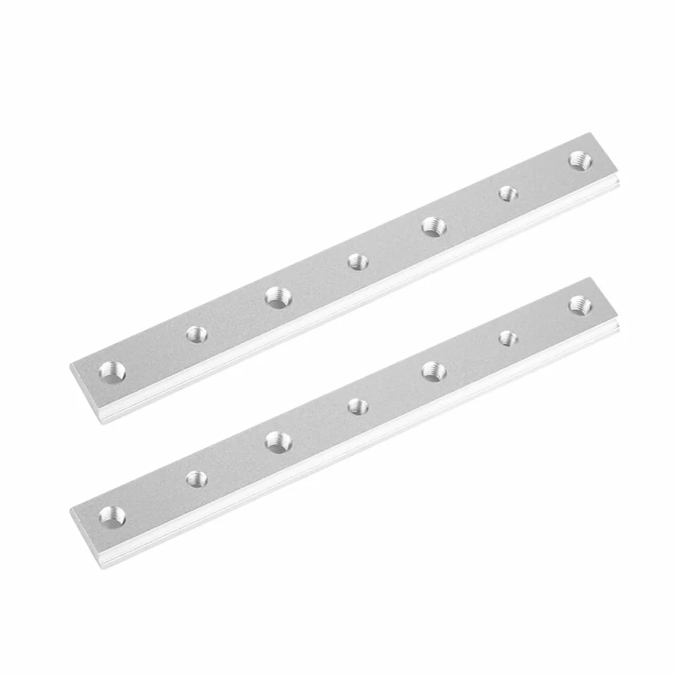 2szt 200mm Stop aluminium T Śruba Oprawa T-Nut Ukośny przyrząd do piły stołowej