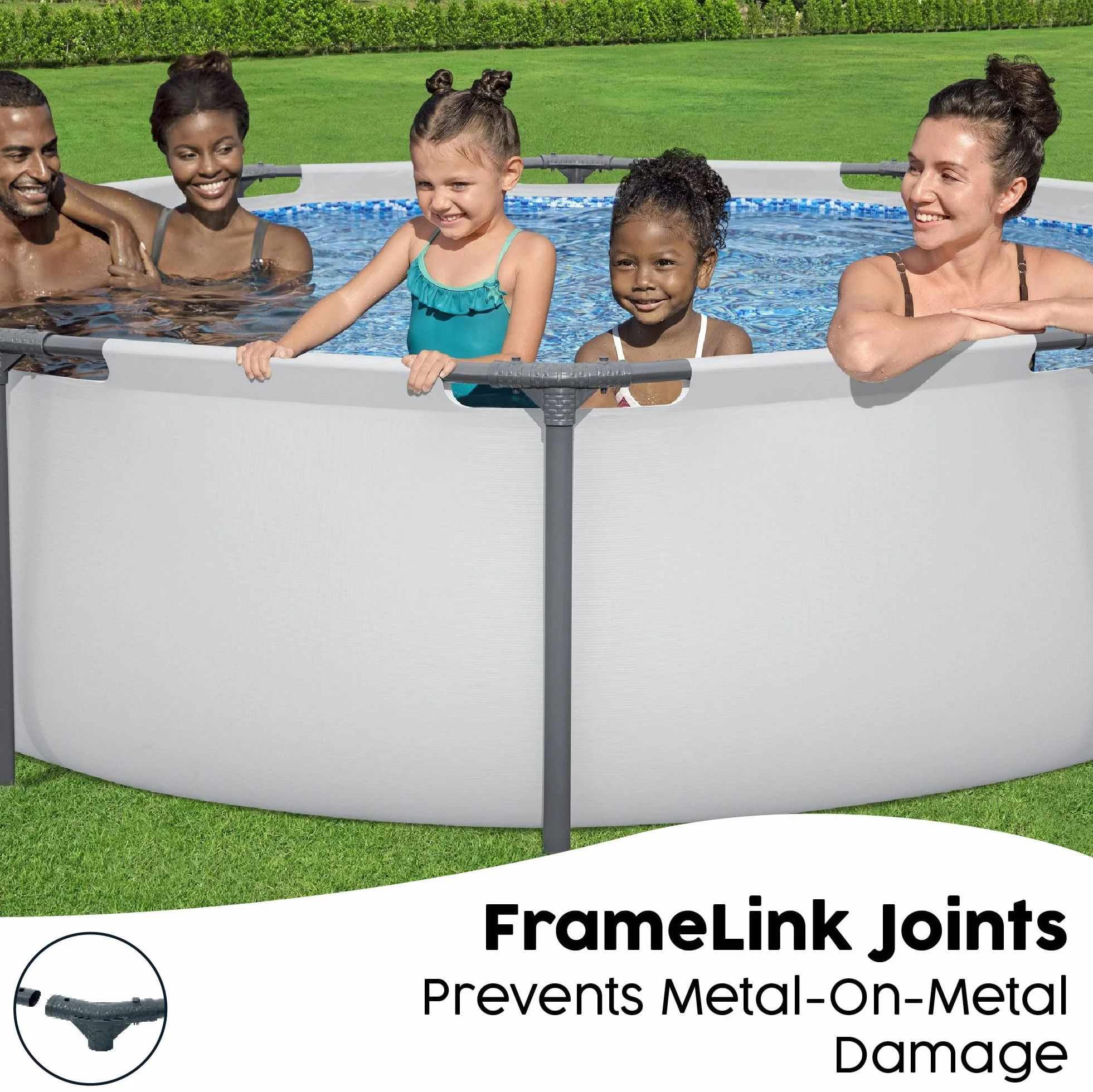 Steel Pro Max Frame Pool okrągły, bez pompki, 305 x 76 cm