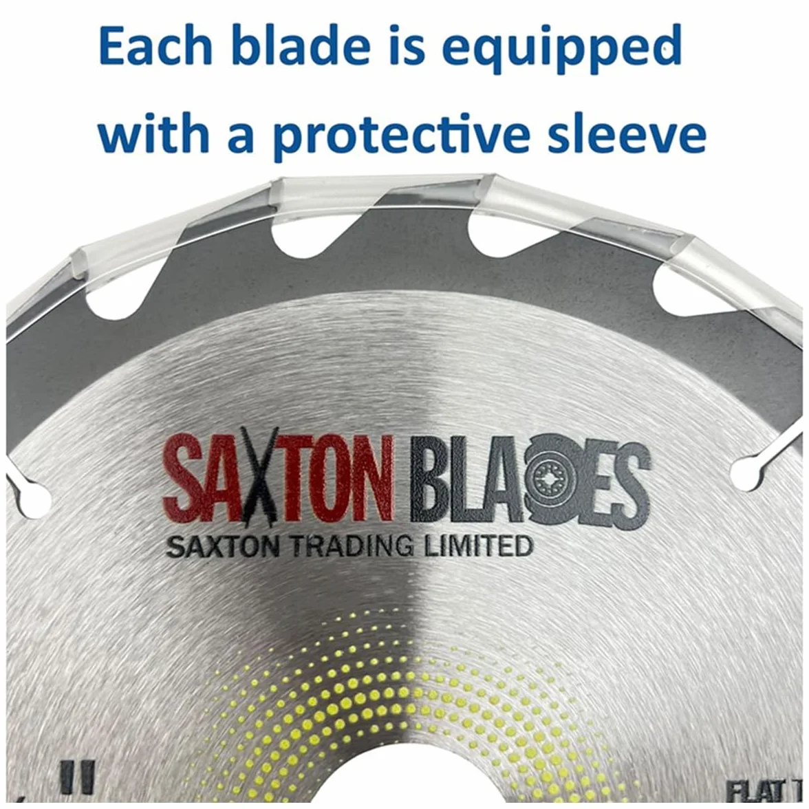 Saxton Flat Top TCT brzeszczot do piły tarczowej 250 mm x 28 cm x 30 mm otwór + pierścienie pasują do Bosch Makita itp