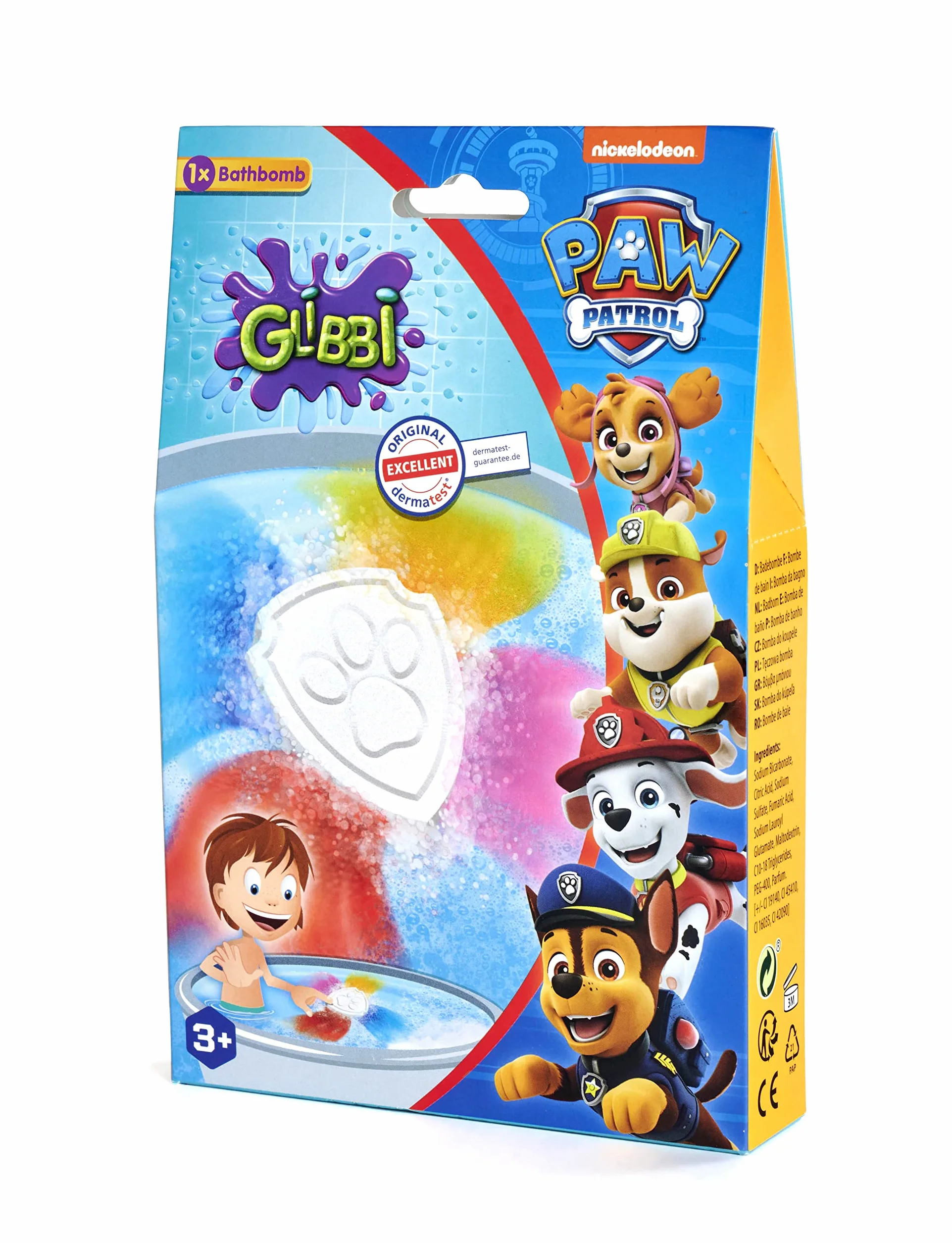 Simba 105953571 - Psi Patrol, zabawka do kąpieli, kolorowa pianka do wanny, magiczny efekt kolorystyczny, zabawa w kąpieli, od 3 lat