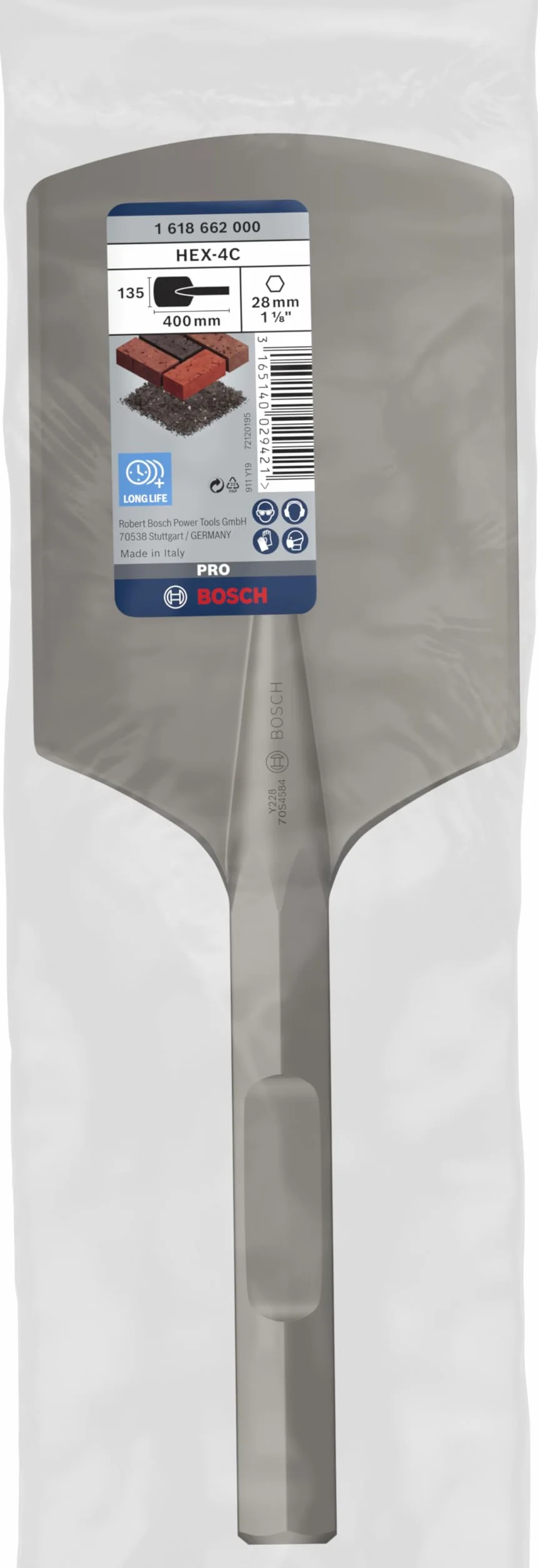 Bosch 1618662000 Spade Chisel/28Mm/400X135Mm