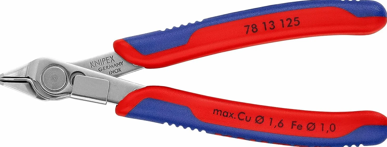 KNIPEX Electronic Super Knips z osłonkami wielokomponentowymi 125 mm, 78 13 125