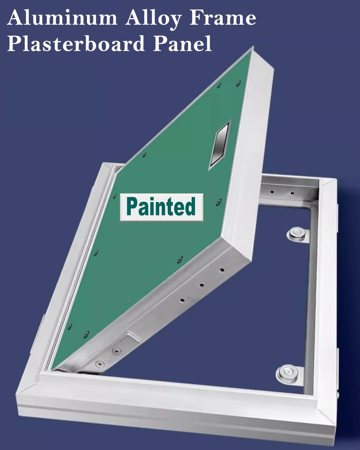 Panel dostępu do płyt kartonowo-gipsowych z uchwytem – 500 x 800 mm drzwi wejściowe ścienne do ukrytych instalacji wodno-kanalizacyjnych przenośnych drzwi inspekcyjnych z płyt gipsowo-kartonowych (500