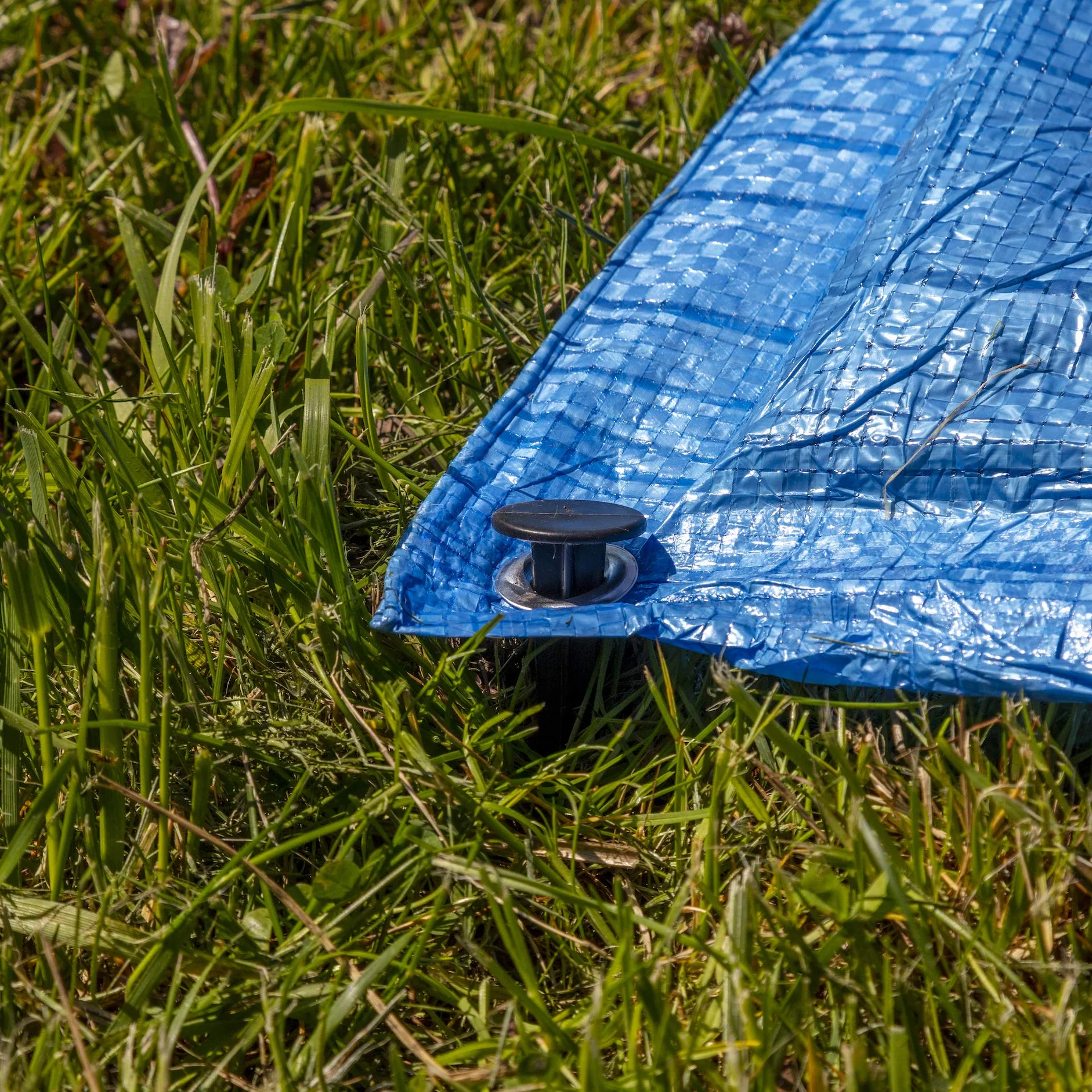 Gardenix Paczka 200 TerraPeg Mini kotwice naziemne kołki naziemne do Garden Fleece Weed Control Mole Net Plandeka