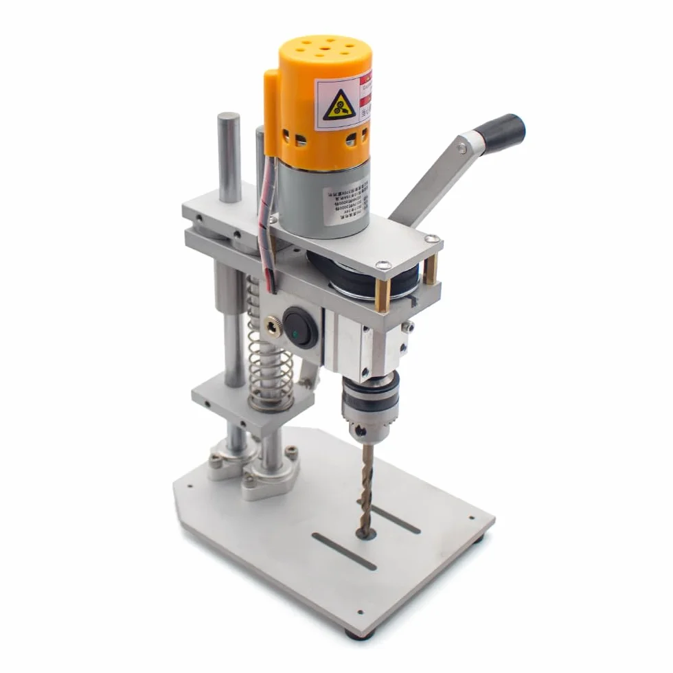 Toplionace Elektryczna Mini Wiertarka Precyzyjna CNC Wiertarka Stołowa Zestaw Wiertarka B10 Uchwyt Metalowy Drewniane Narzędzie do Majsterkowania 795 Silnik