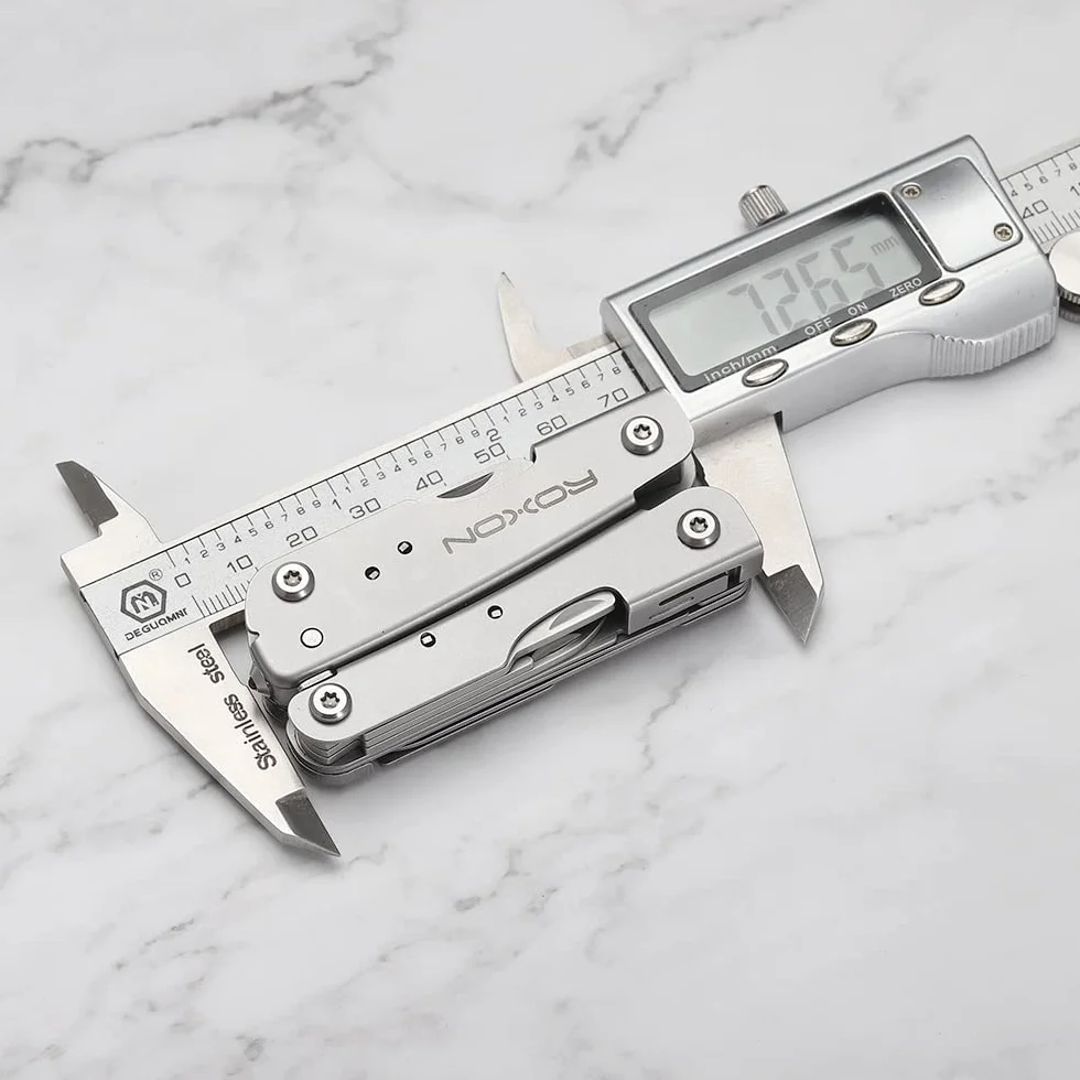ROXON M2 Mini multitool 14 w 1 Mały lekki ze składanymi nożyczkami Mini Storm