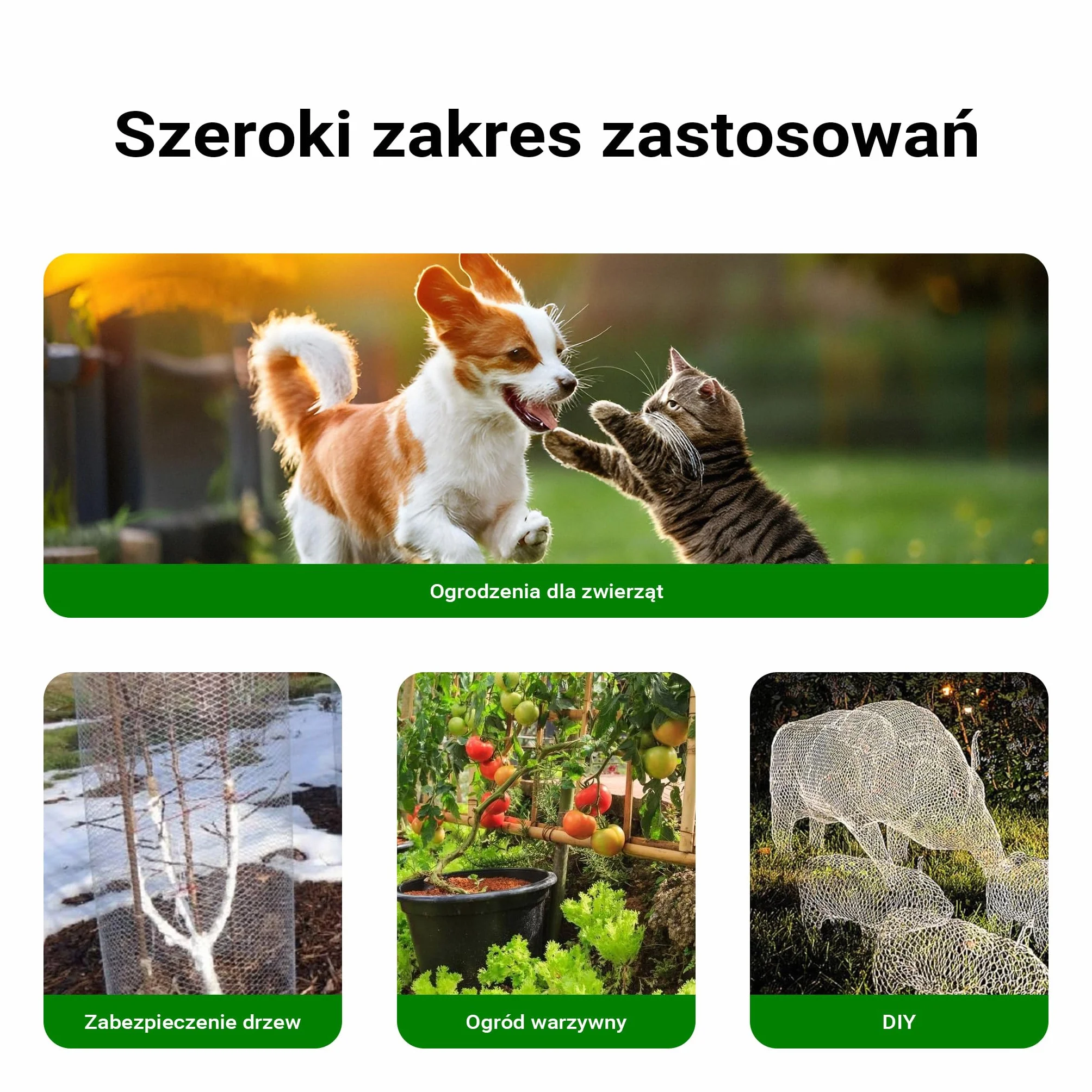 Wiltec Siatka ogrodzeniowa ocynkowana 1 x 5 m, stalowa siatka leśna na woliery i gryzonie, drut 1,2 mm, oczka 25 x 25 mm, trwała ochrona dla upraw i ogrodów