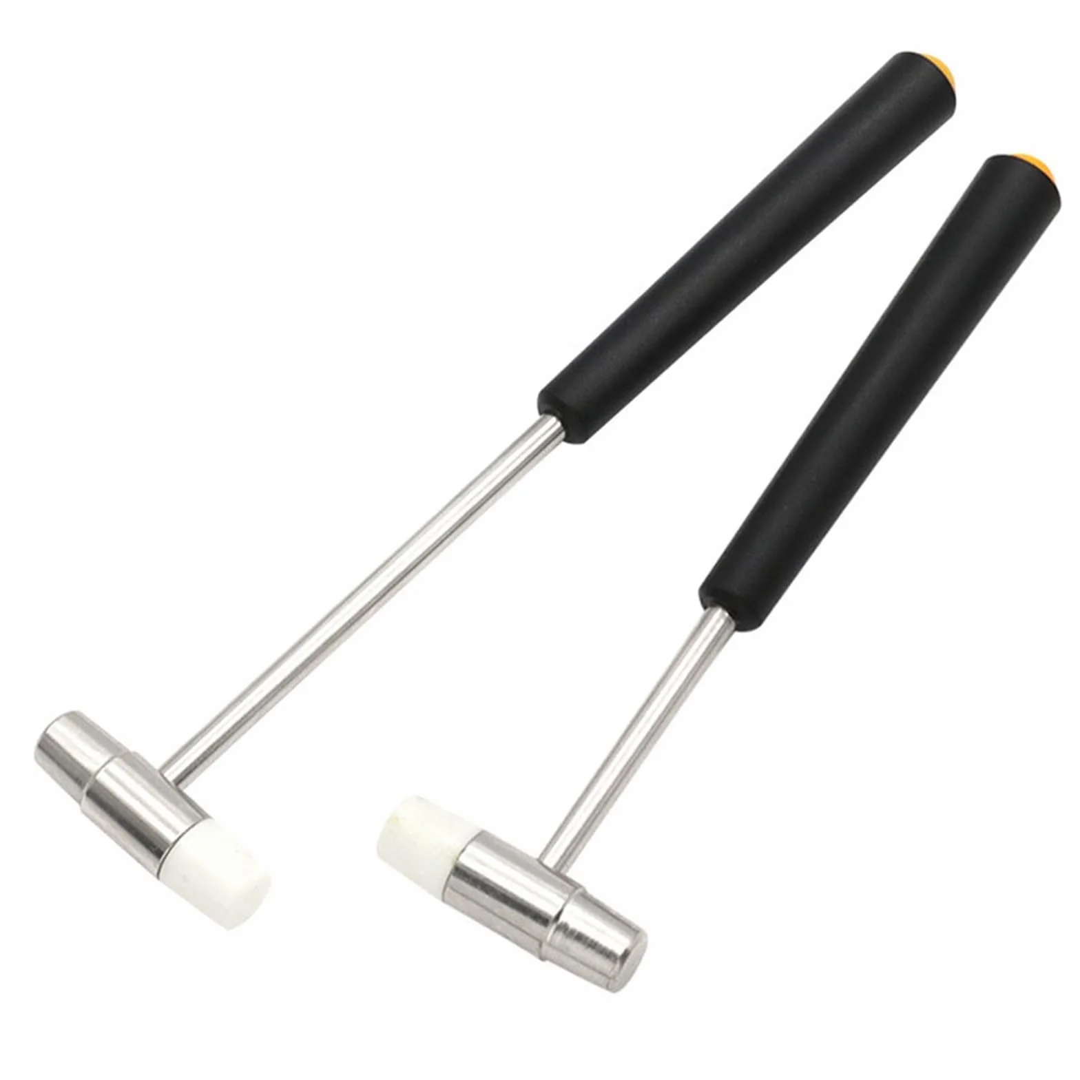 młotek gumowy, 150/185/177mm Mini młotek do naprawy narzędzi metalowy gumowy z podwójną głowicą przenośny majsterkowania biżuteria zegarek narzędzie ręczne(Blue 177mm)