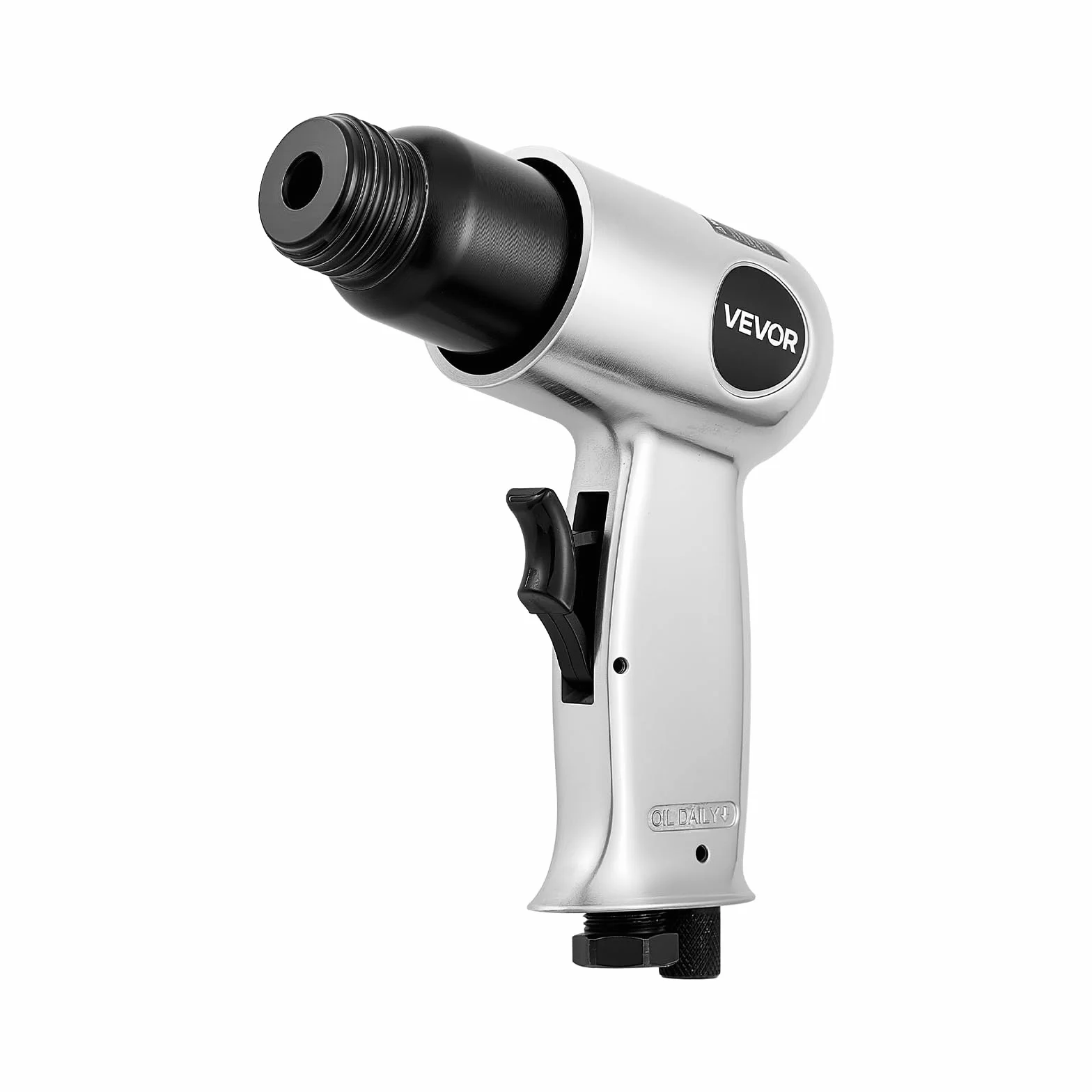 VEVOR Młotek pneumatyczny 4500 bpm, kompaktowe dłuto, długość skoku 4 cm, z 4 dłutami 12 cm, do cięcia metalu, wyburzania ścian betonowych, dłutowania podłóg