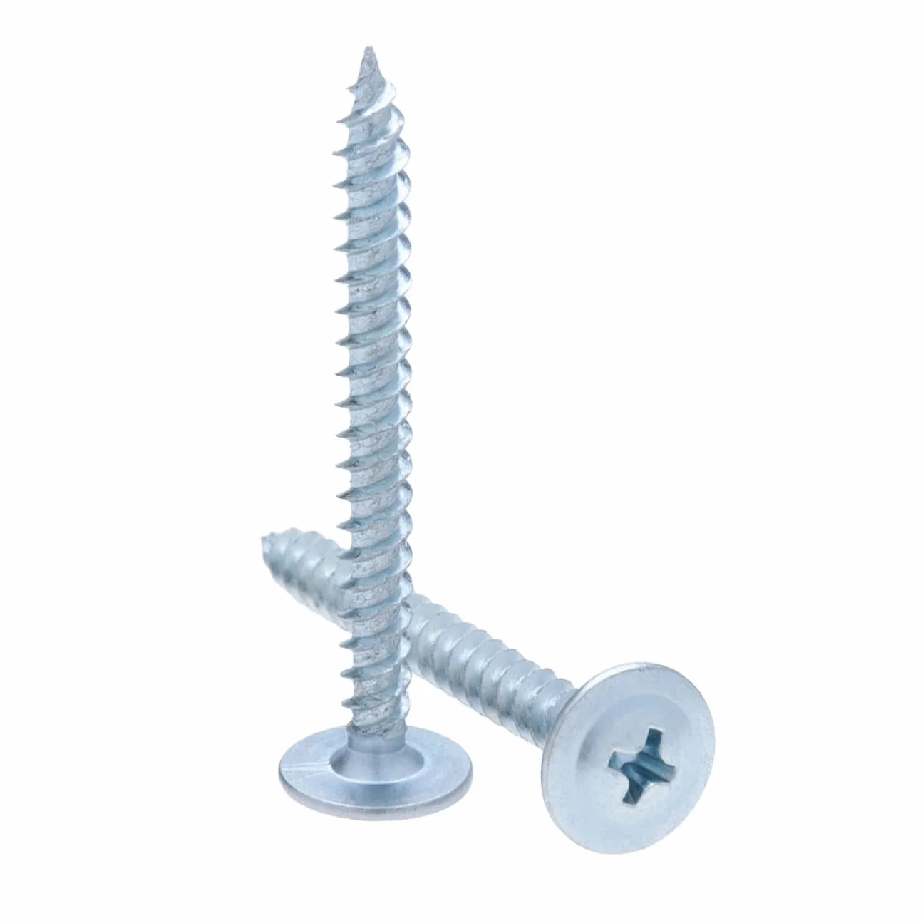 4.2mm X 50mm Wkręty samogwintujące Phillips z łbem kołnierzowym, wkręty ze stali ocynkowanej z łbem grzybkowym, wkręty z łbem soczewkowym do blachy, płyt gipsowo-kartonowych i drewna (25 pcs)