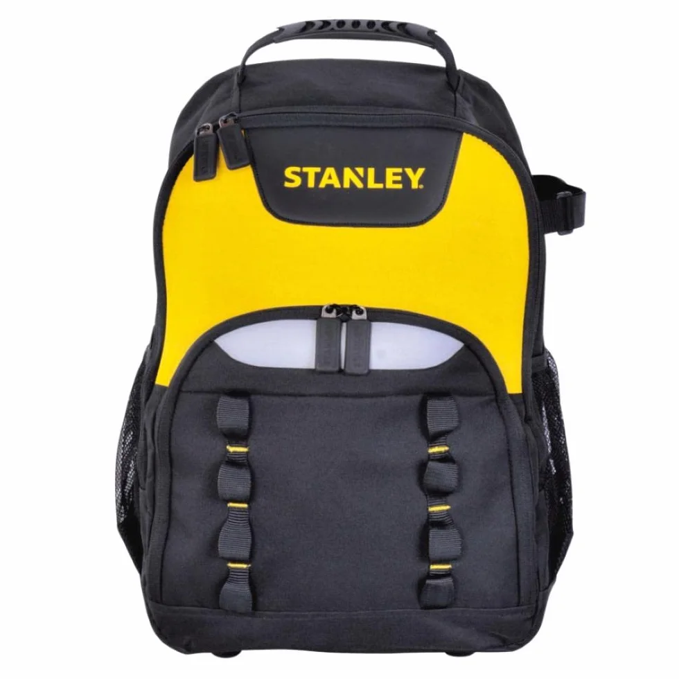 STANLEY Plecak roboczy, plecak na narzędzia (35 x 44 x 16 cm, wytrzymały nylon 600 x 600 Denier, separator wewnętrzny, ergonomiczny tył, plecak na akcesoria, dodatkowa kieszeń na narzędzia elektryczne